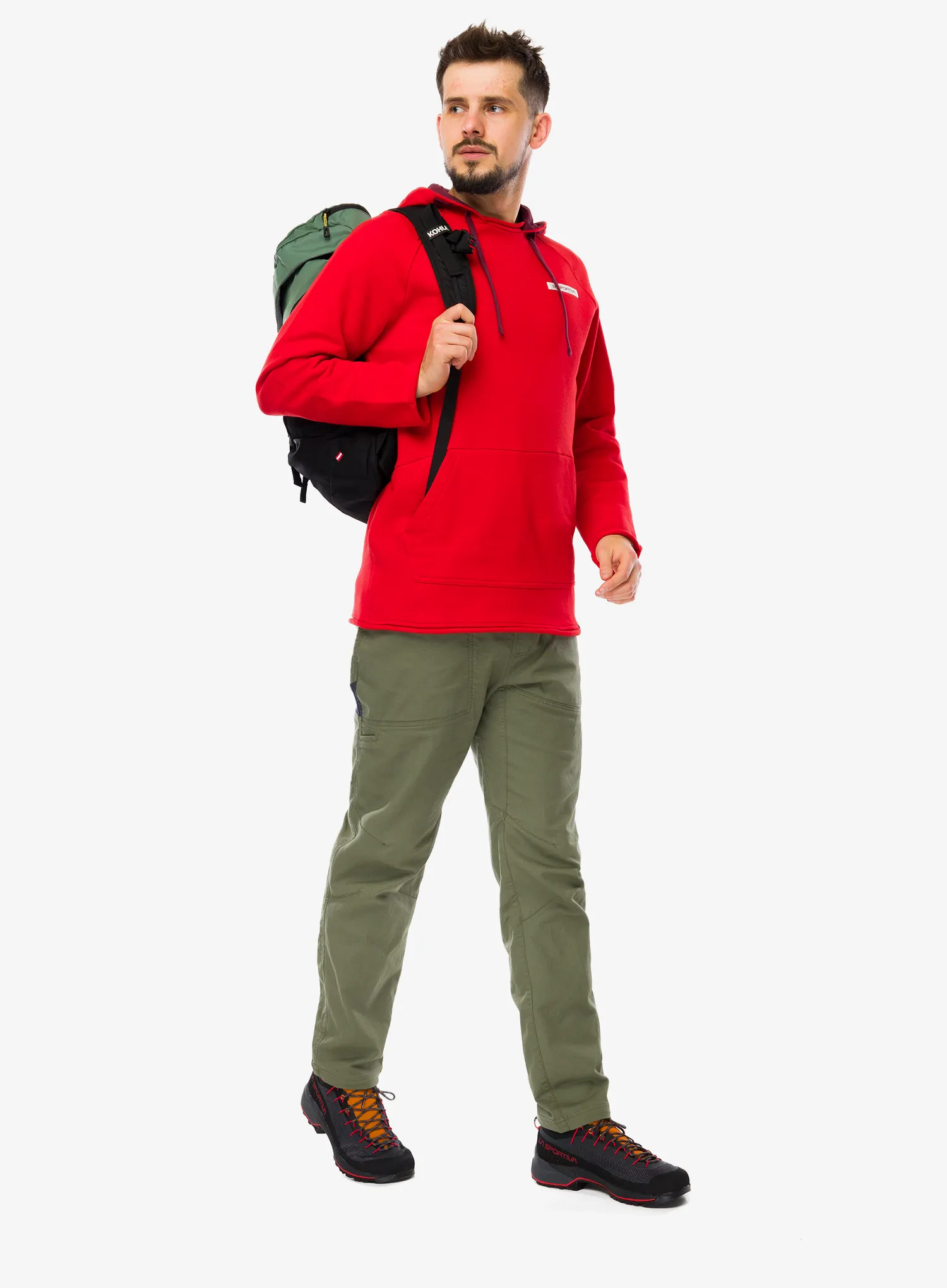Džemperis La Sportiva Telendos Hoody - mountain red