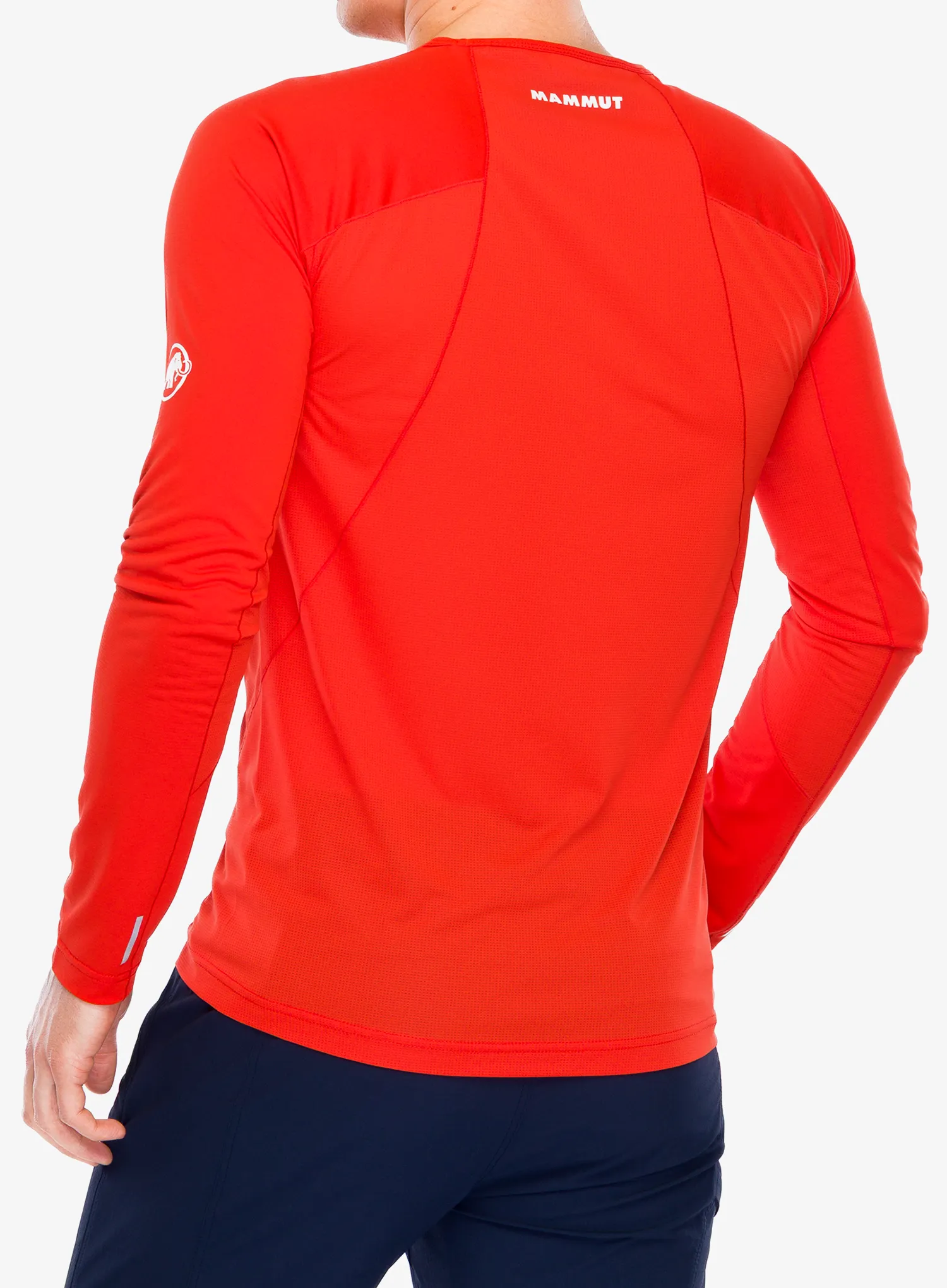 Džemperis Mammut Aenergy FL Longsleeve - mammut red