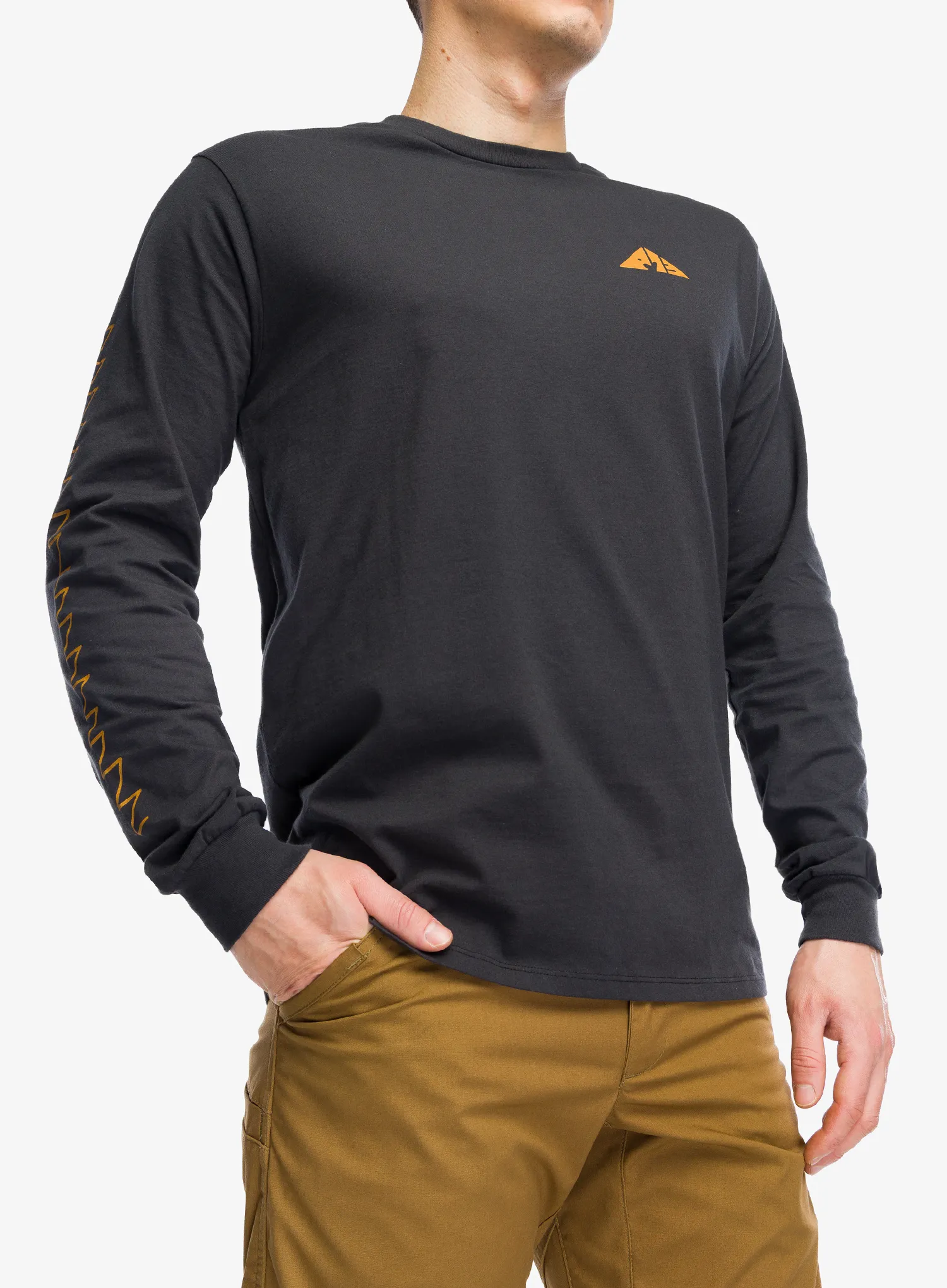 Džemperis Patagonia L/S Driftways Organic T-Shirt - ink black