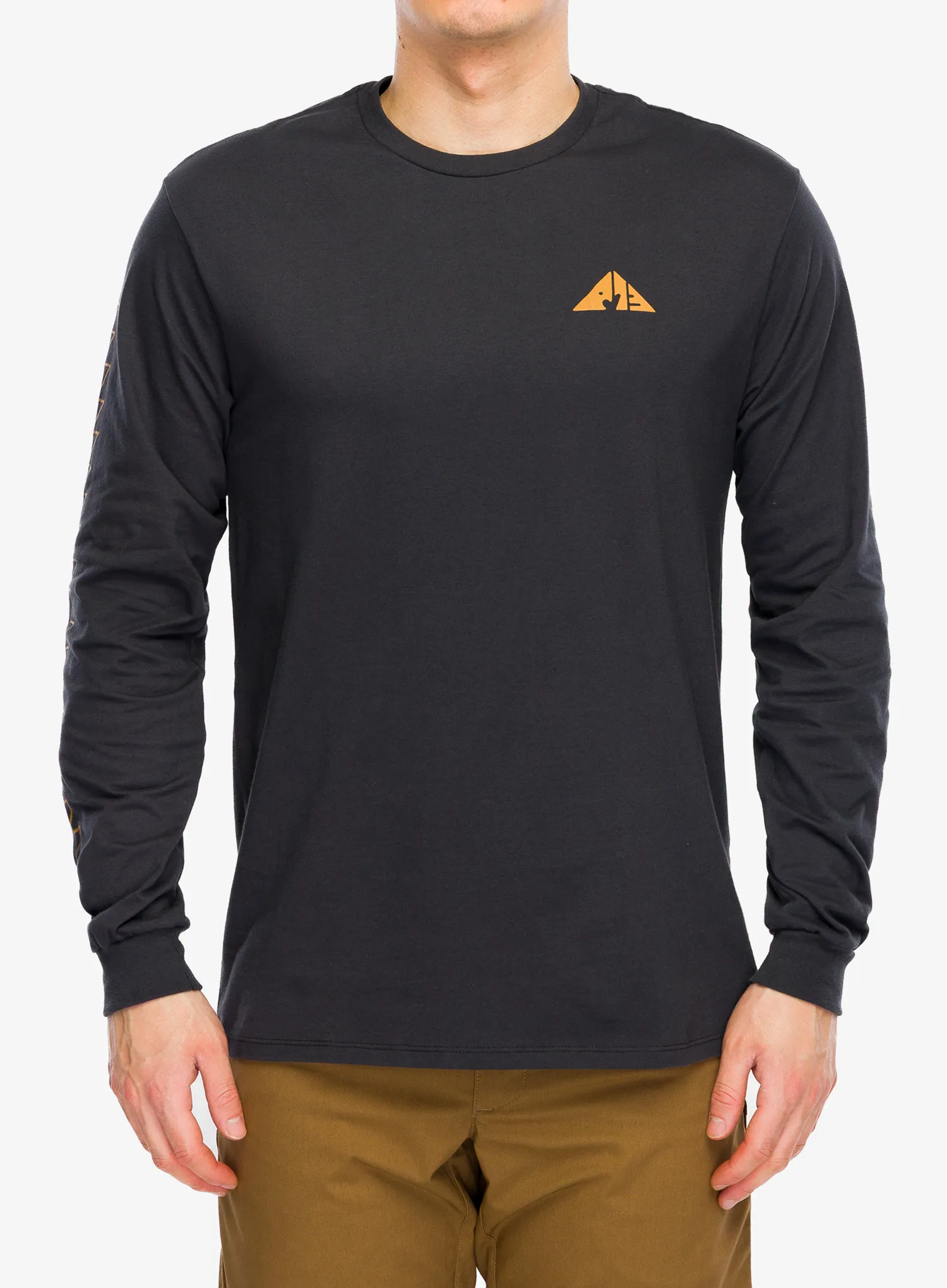 Džemperis Patagonia L/S Driftways Organic T-Shirt - ink black