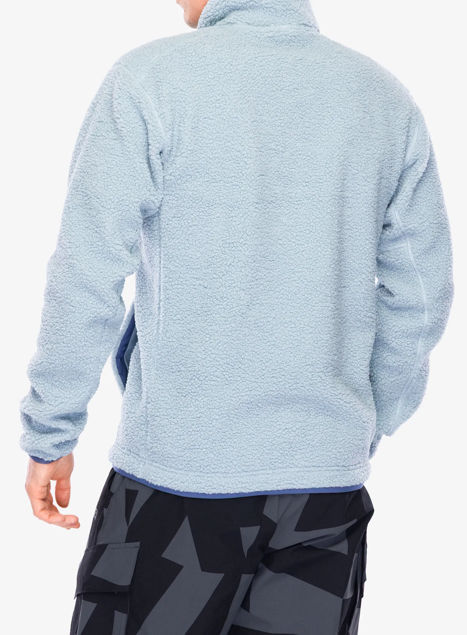 Flisinis džemperis adidas TERREX Xploric High Pile Fleece Pullover Sweatshirt - magic grey