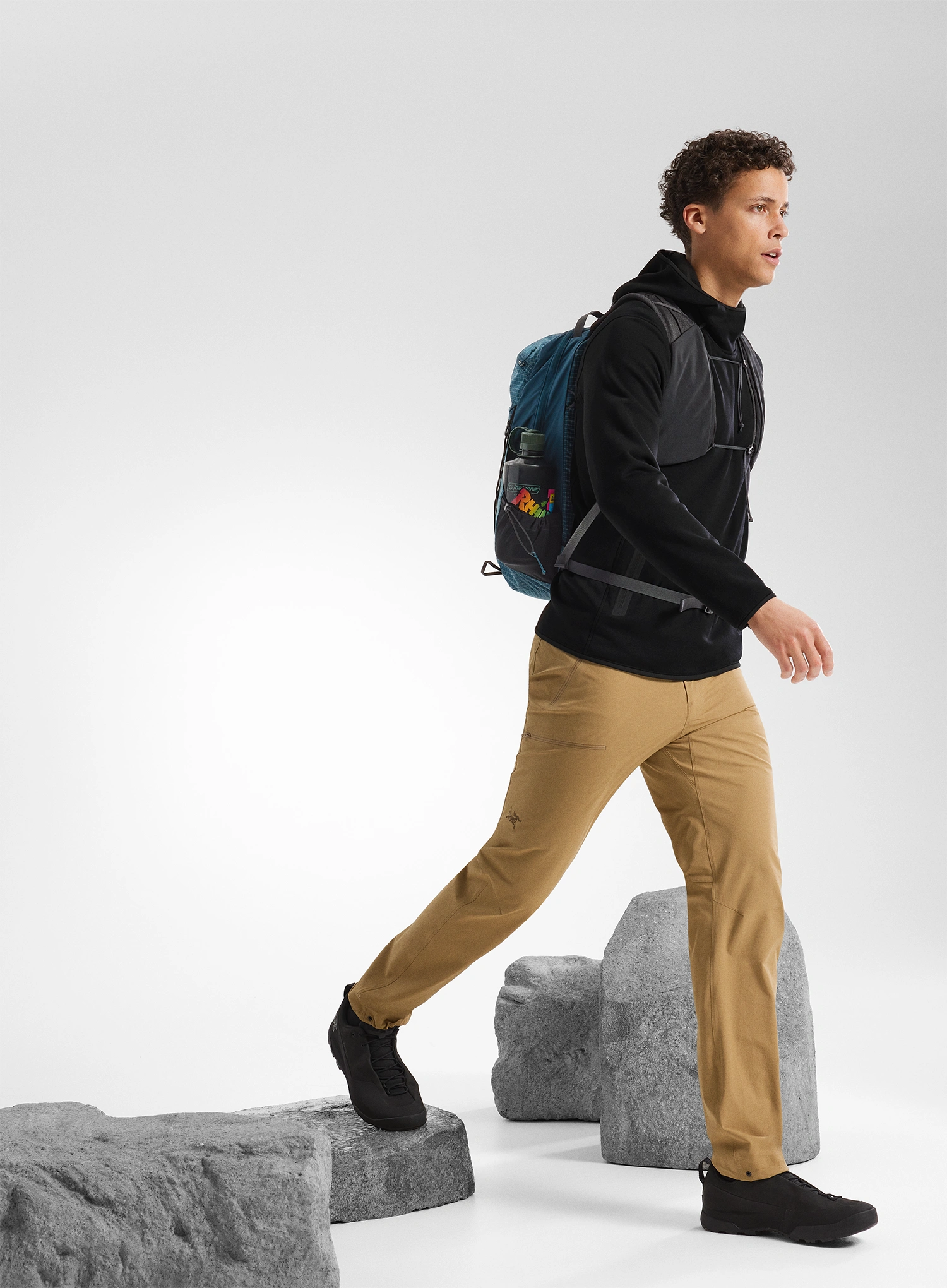 Flisinis džemperis Arcteryx Kyanite Pullover Hoody - black