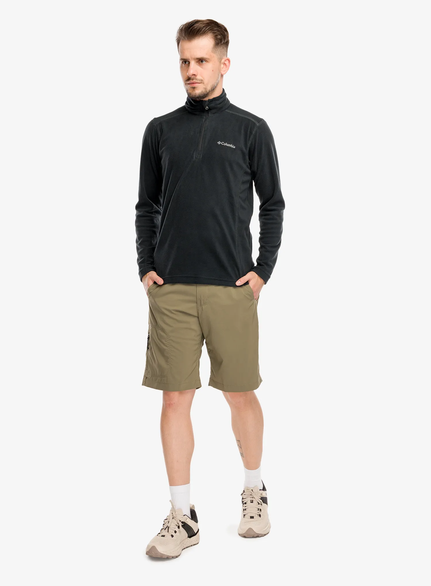 Džemperis Columbia Klamath Range II 1/2 Zip - black