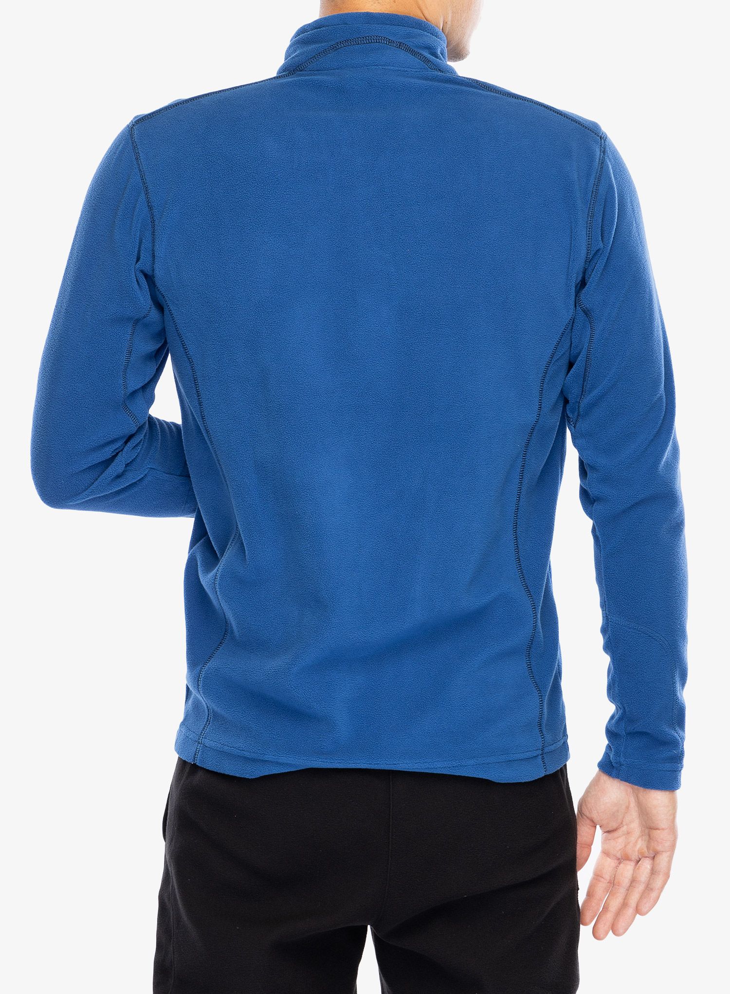 Flisinis džemperis Columbia Klamath Range II Half Zip - mountain blue
