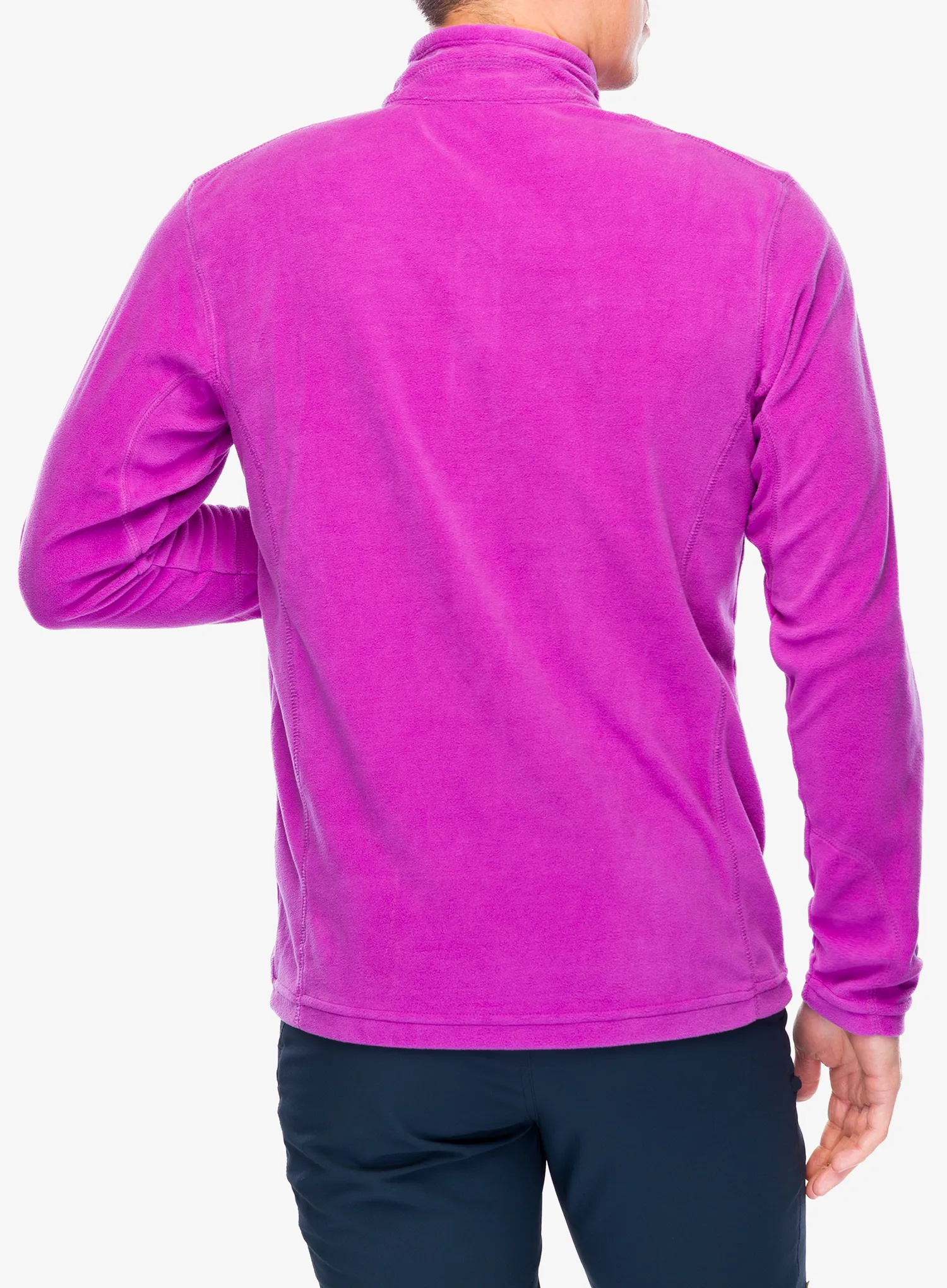 Flisinis džemperis Columbia Klamath Range II Half Zip - razzle
