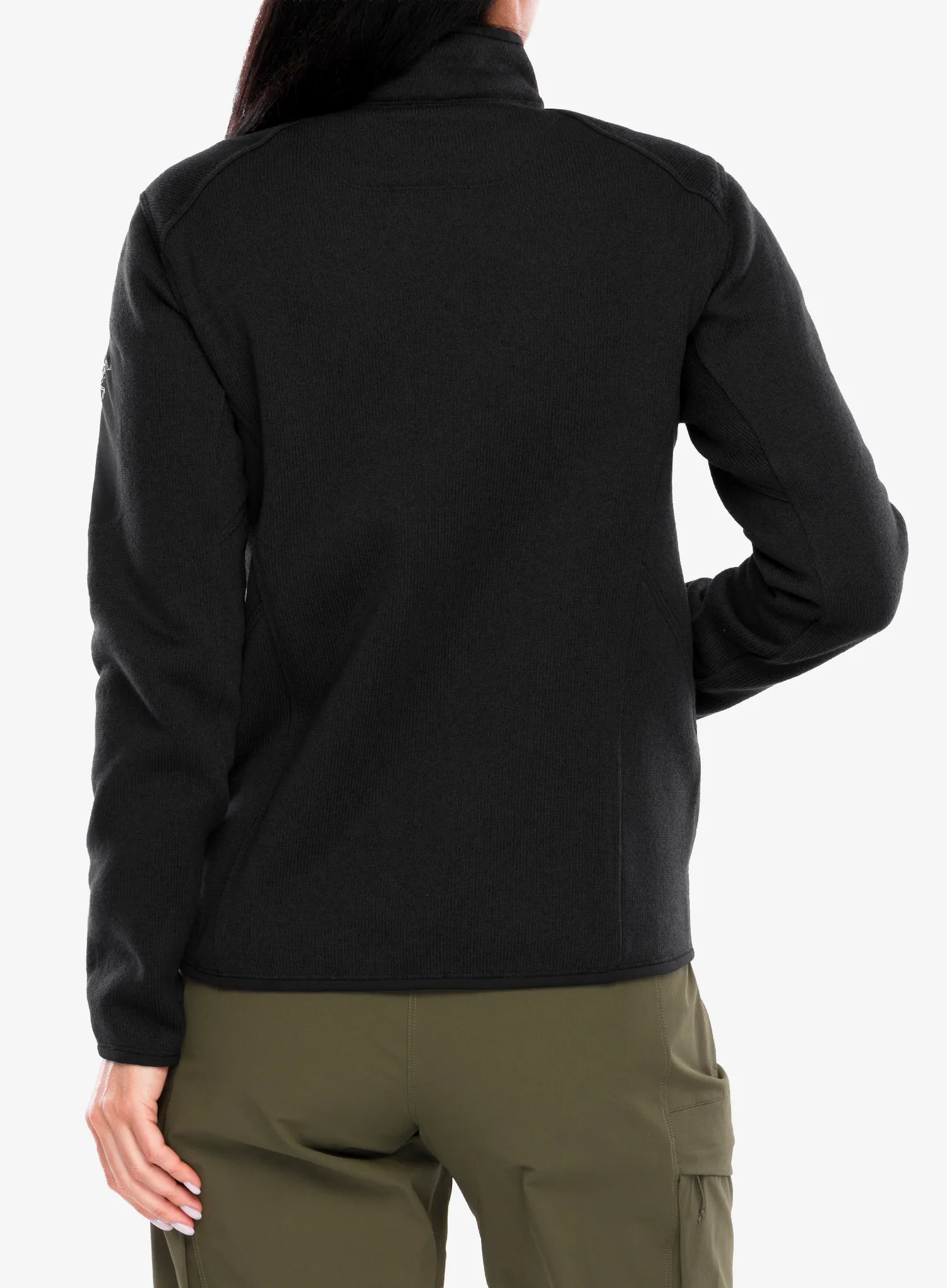 Flisinis džemperis moterims Arcteryx Covert Cardigan - black