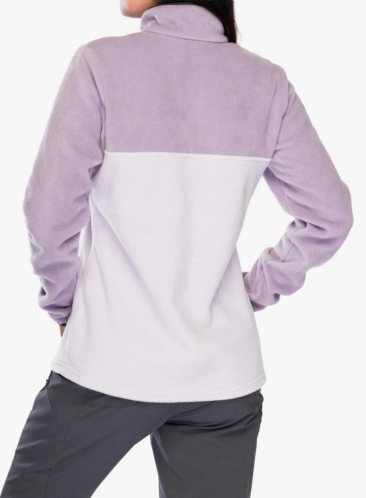 Flisinis džemperis moterims Columbia Benton Springs Half Snap Pull Over II - pearl/shale purple/shark