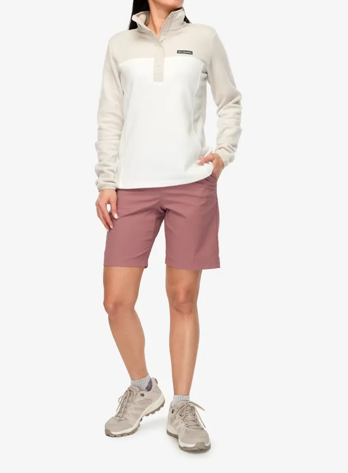 Flisinis džemperis moterims Columbia Benton Springs Half Snap Pull Over II - sea salt/dark stone