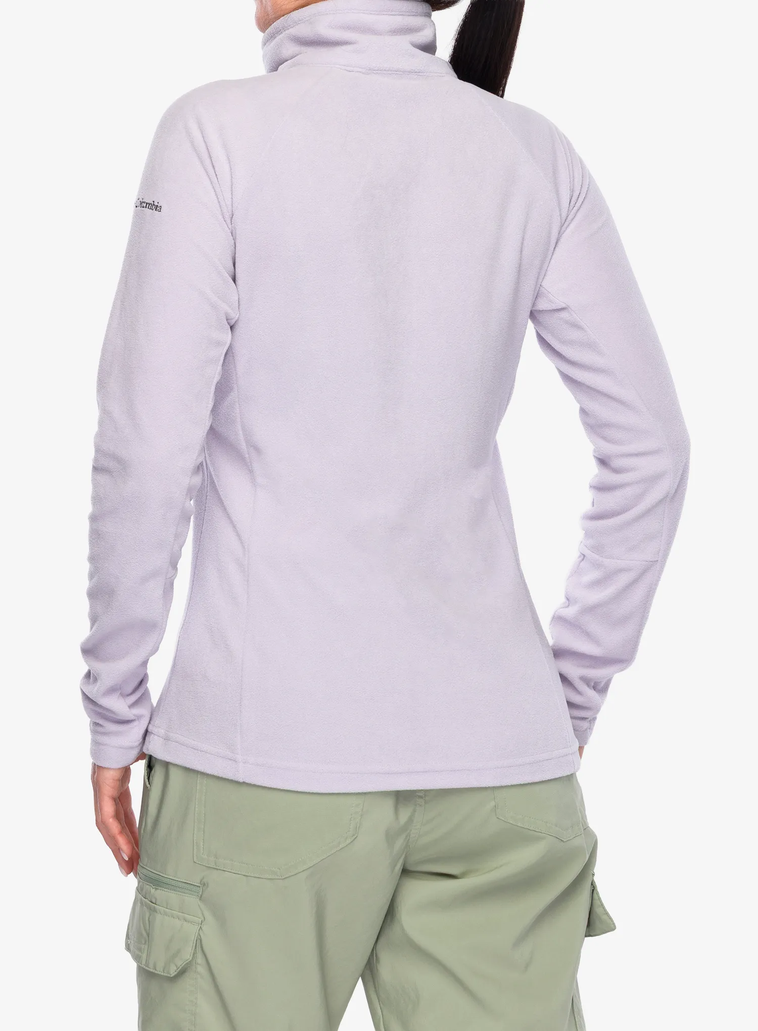 Flisinis džemperis moterims Columbia Glacial IV 1/2 Zip - lavender pearl