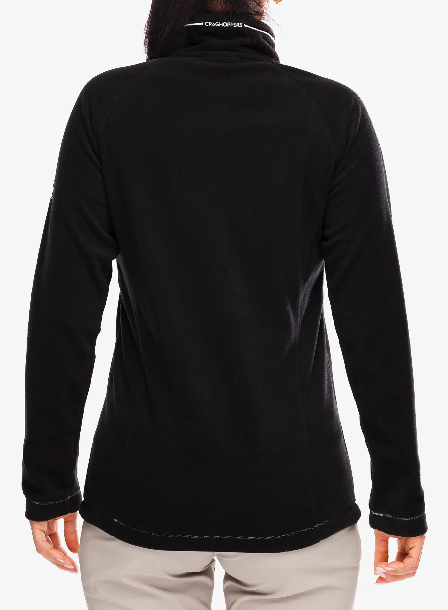 Flisinis džemperis moterims Craghoppers Miska VI Half Zip - black