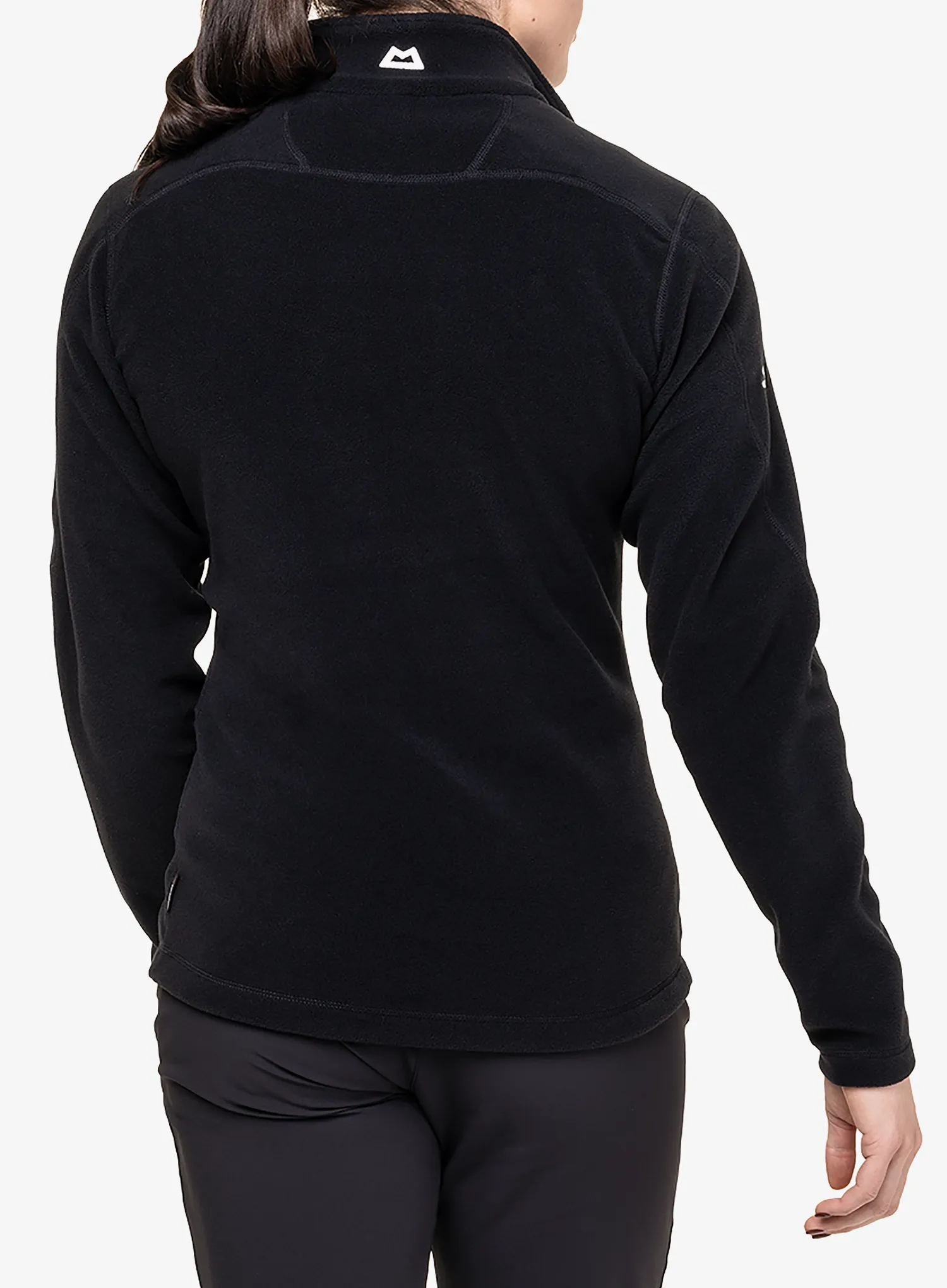 Flisinis džemperis moterims Mountain Equipment Micro Zip-T - black