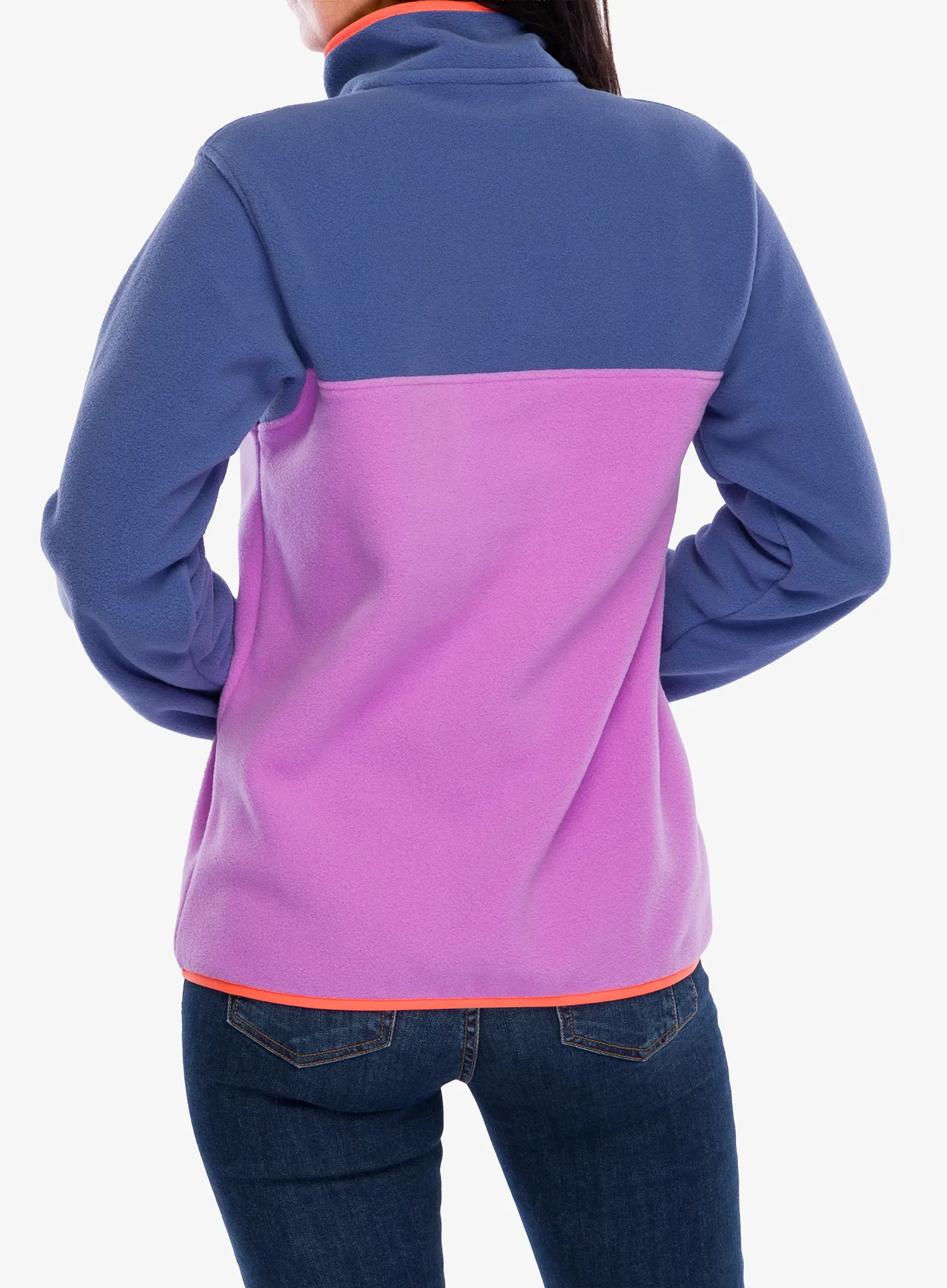 Flisinis džemperis moterims Patagonia Lightweight Synch Snap-T Pullover - brisk purple