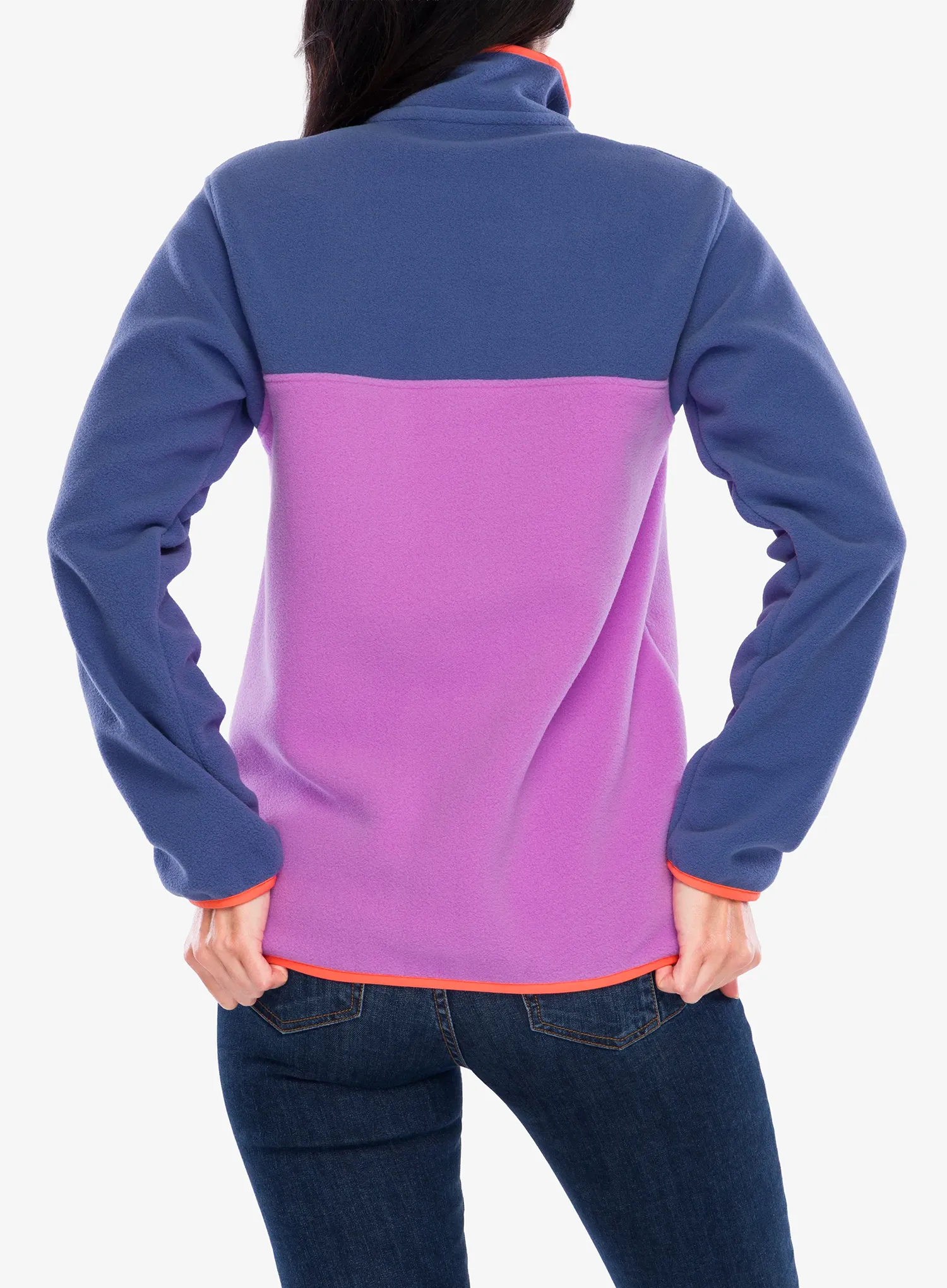 Flisinis džemperis moterims Patagonia Lightweight Synch Snap-T Pullover - brisk purple