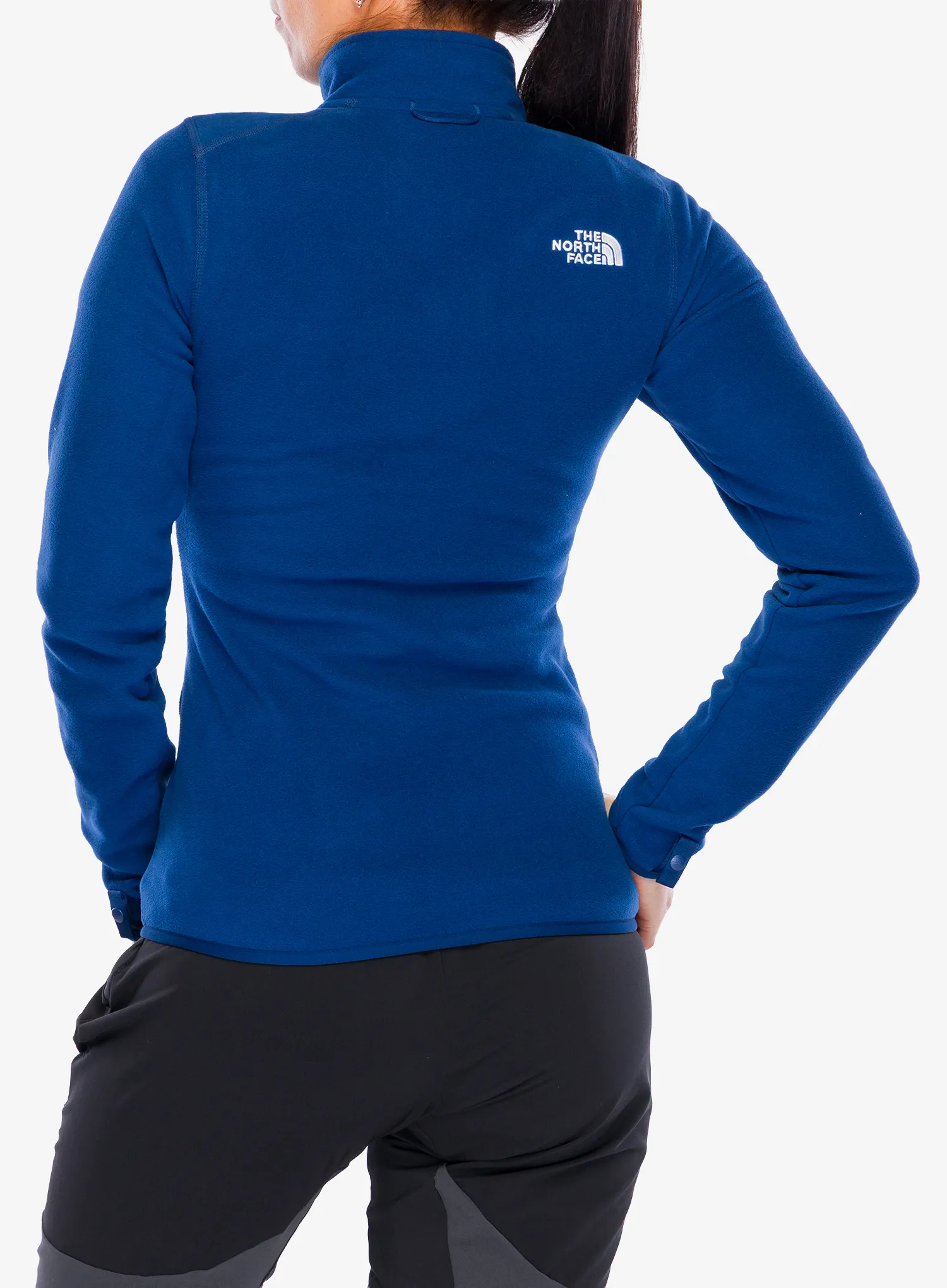 Flisinis džemperis moterims The North Face 100 Glacier FZ - estate blue