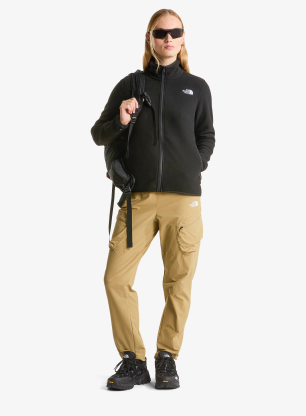 Flisinis džemperis moterims The North Face Glacier Fleece Jacket - tnf black