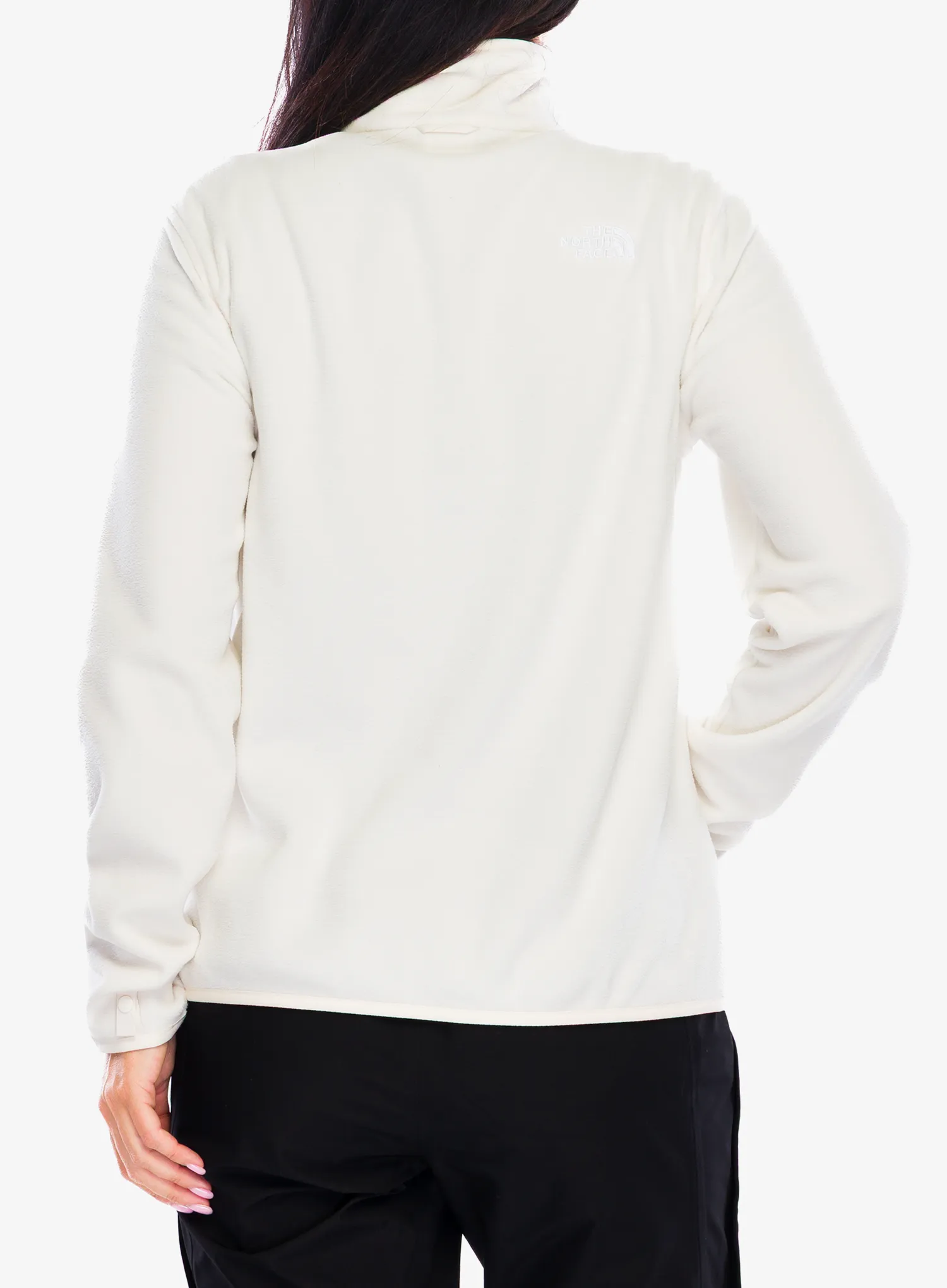 Flisinis džemperis moterims The North Face Glacier Fleece Jacket - white dune