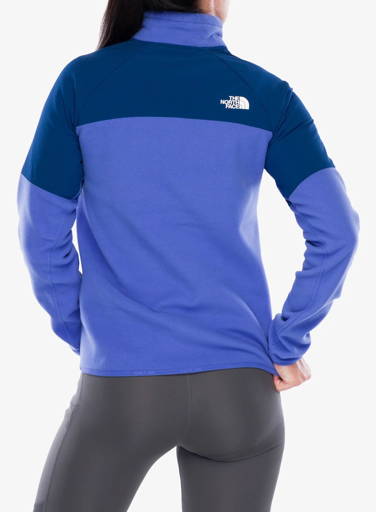 Flisinis džemperis moterims The North Face Glacier Heavyweight 1/2 Zip Jacket - indigo plum/estate blue
