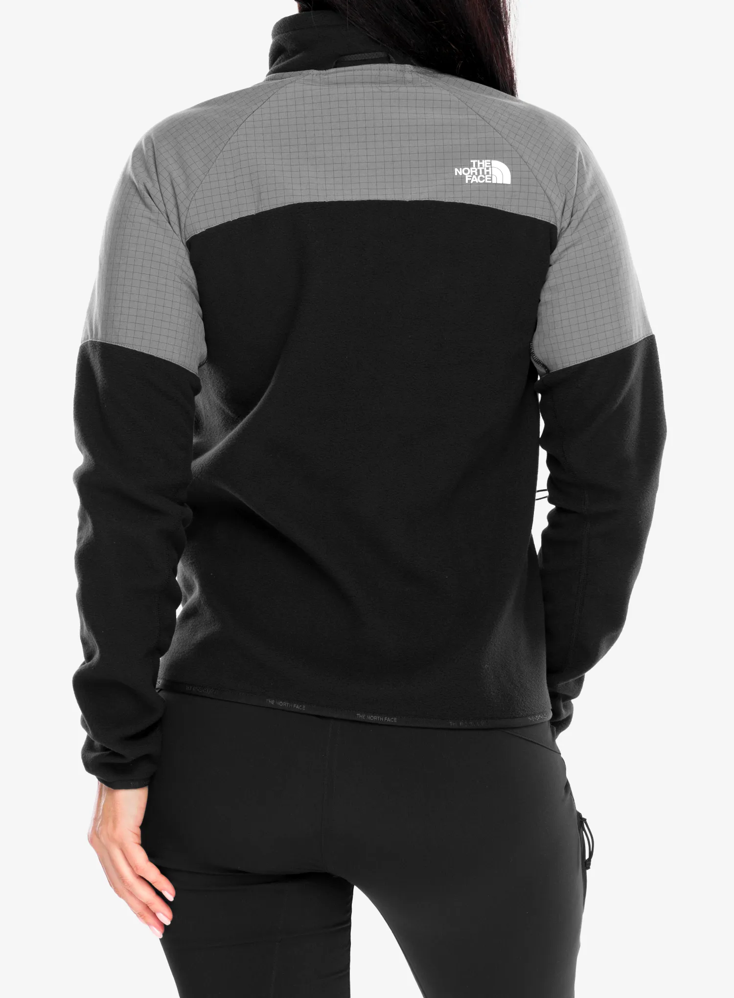 Flisinis džemperis moterims The North Face Glacier Heavyweight Full Zip Jacket - tnf black/smoked pearl