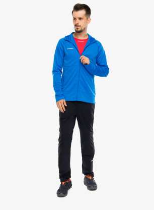 Flisinis džemperis Mammut Crag ML Hooded Jacket - glacier blue