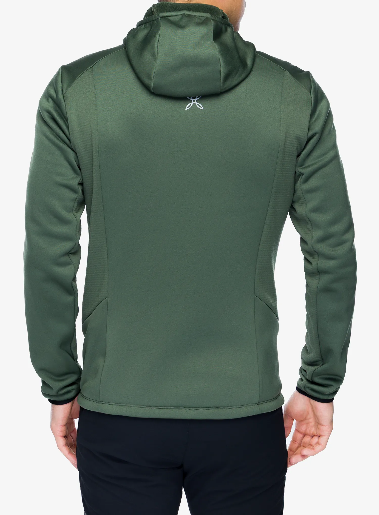 Flisinis džemperis Montura Pulse Hooded Maglia - sage green