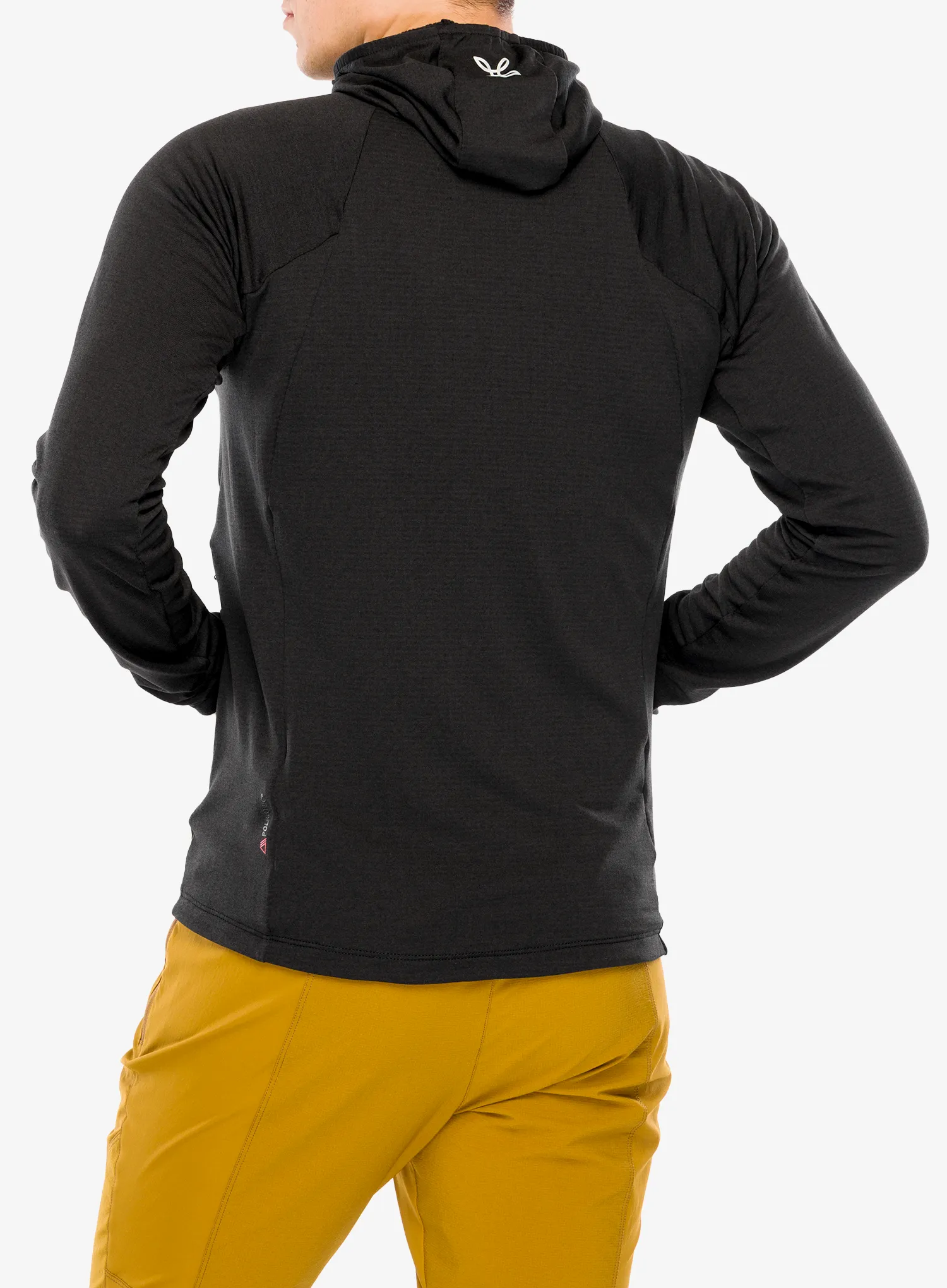 Flisinis džemperis Montura Vertigo Power Grid Hooded Jacket - black