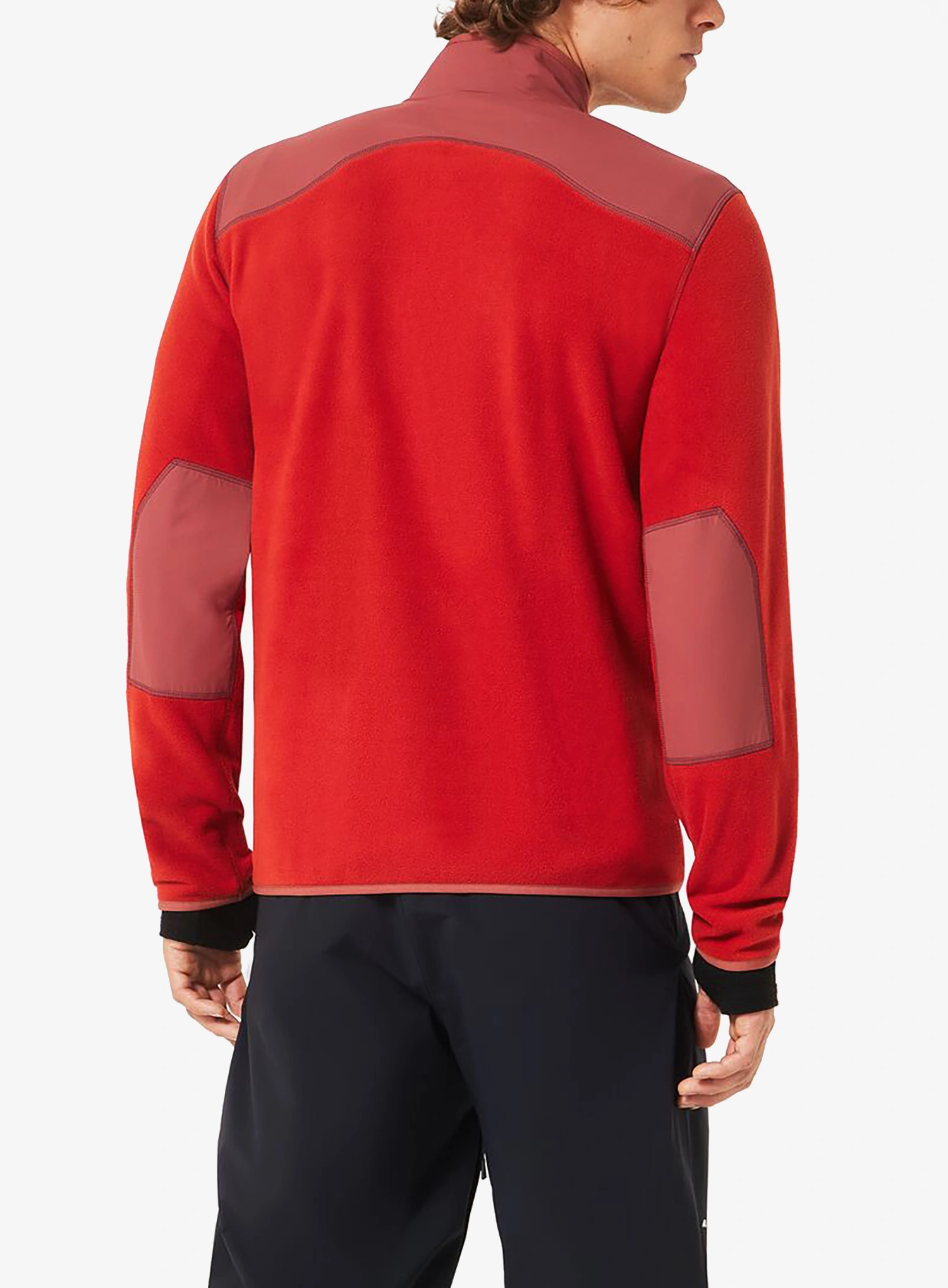 Flisinis džemperis Oakley Butter Tech Fleece - flame red/rosewood