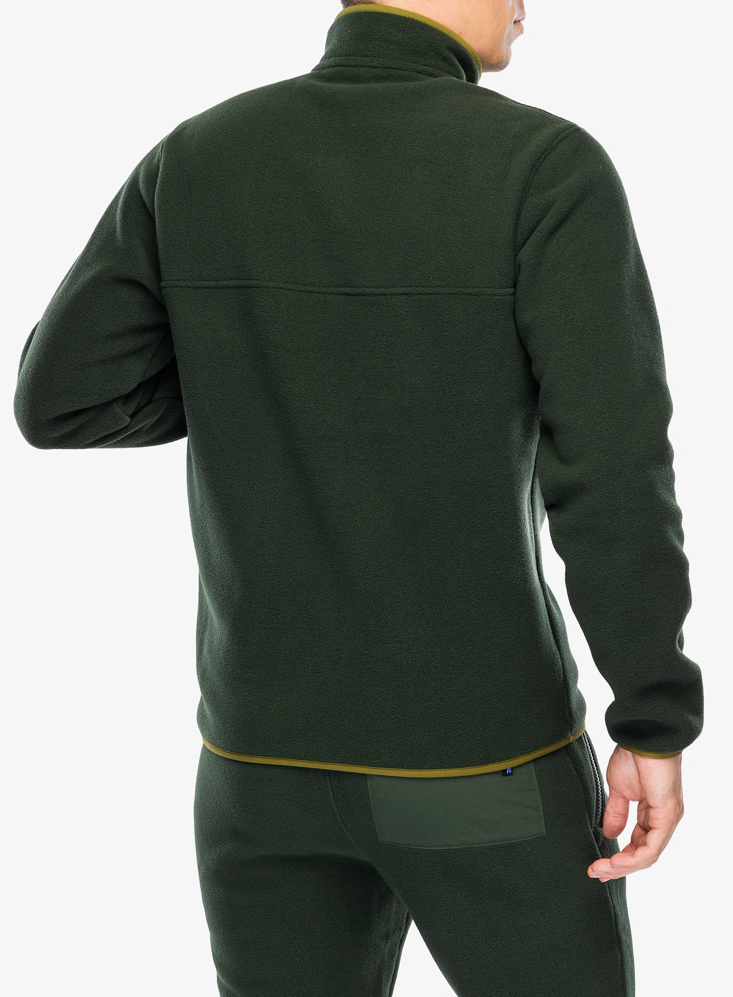 Flisinis džemperis Patagonia Lightweight Synch Snap-T Pullover - old growth green