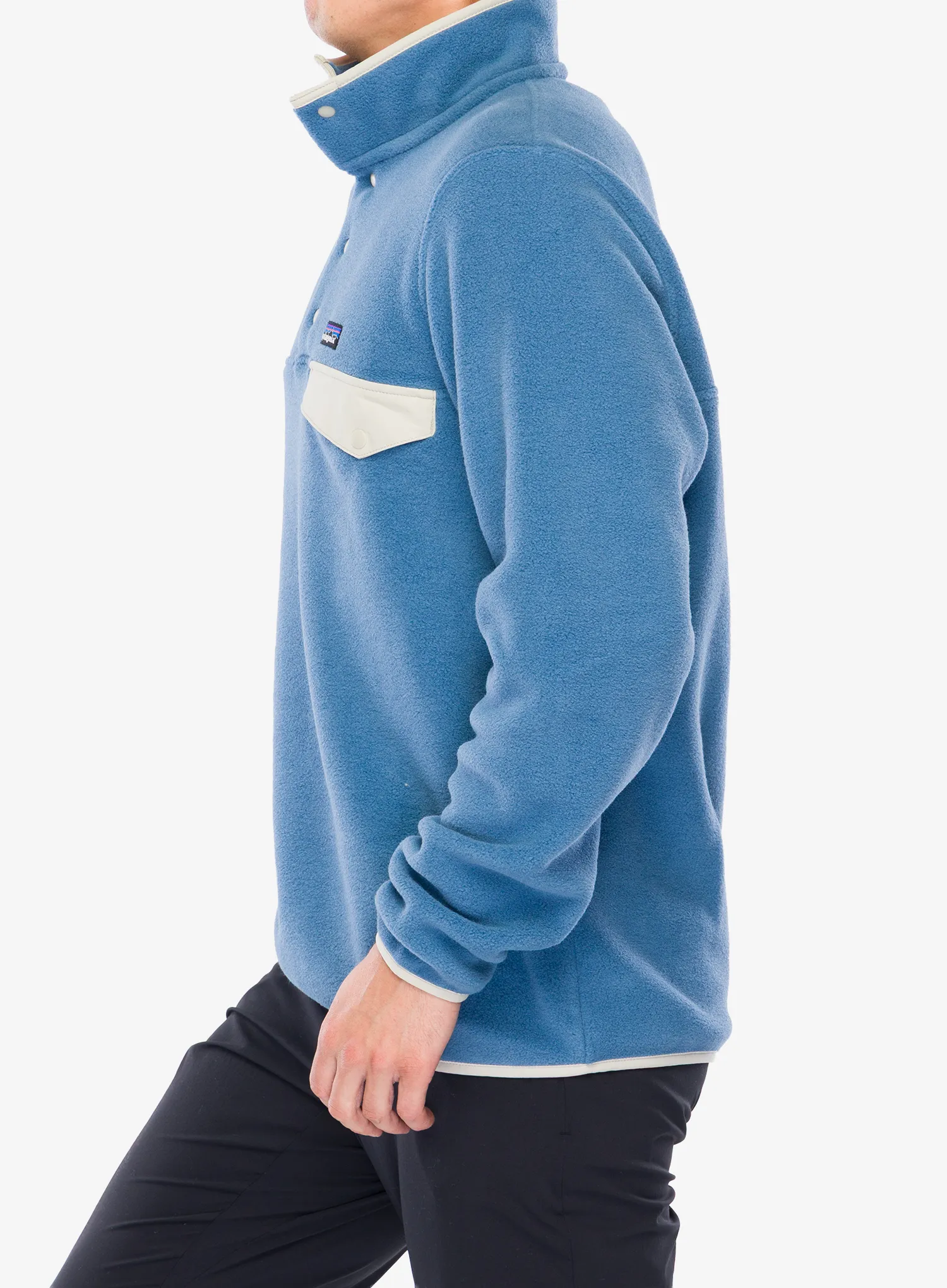 Flisinis džemperis Patagonia Lightweight Synch Snap-T Pullover - still blue