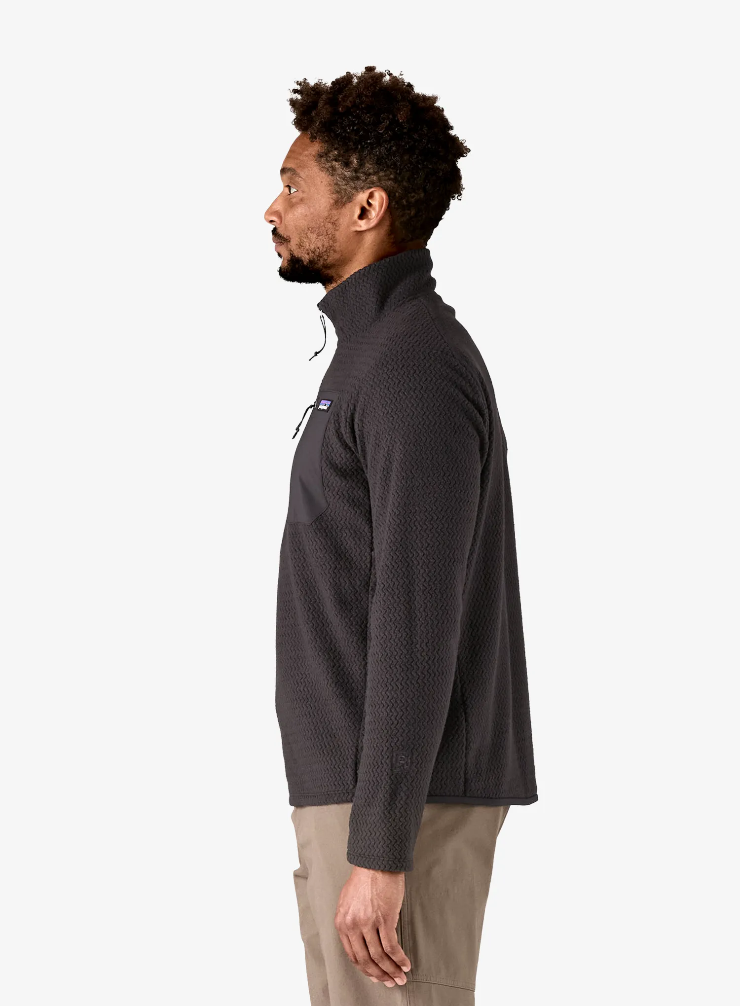 Flisinis džemperis Patagonia R1 Air Zip Neck - black