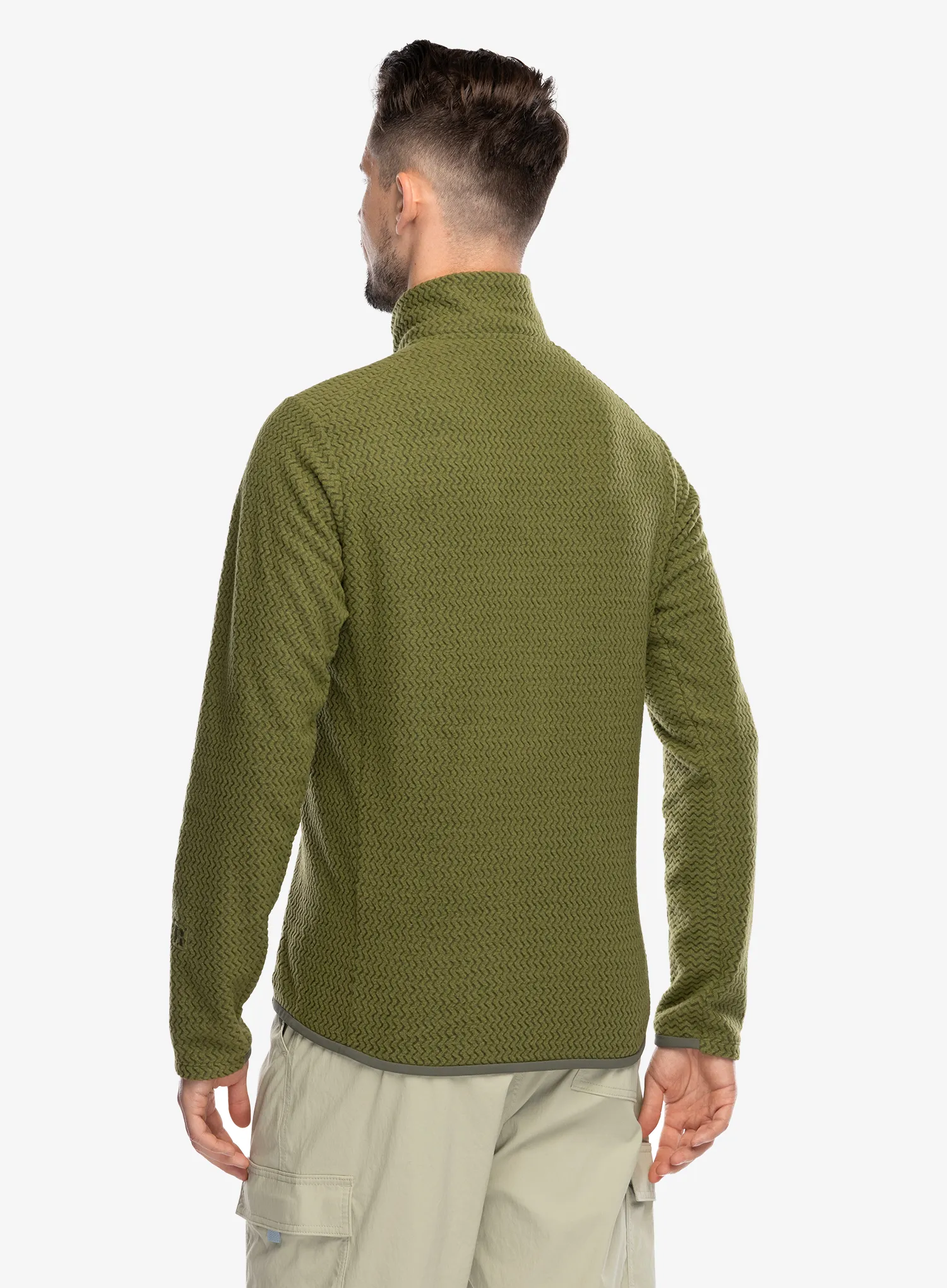 Flisinis džemperis Patagonia R1 Air Zip Neck - caper green