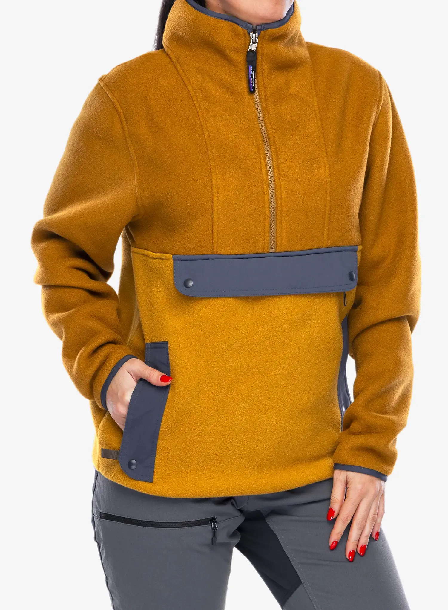Flisinė striukė Patagonia Synch Anorak - raptor brown