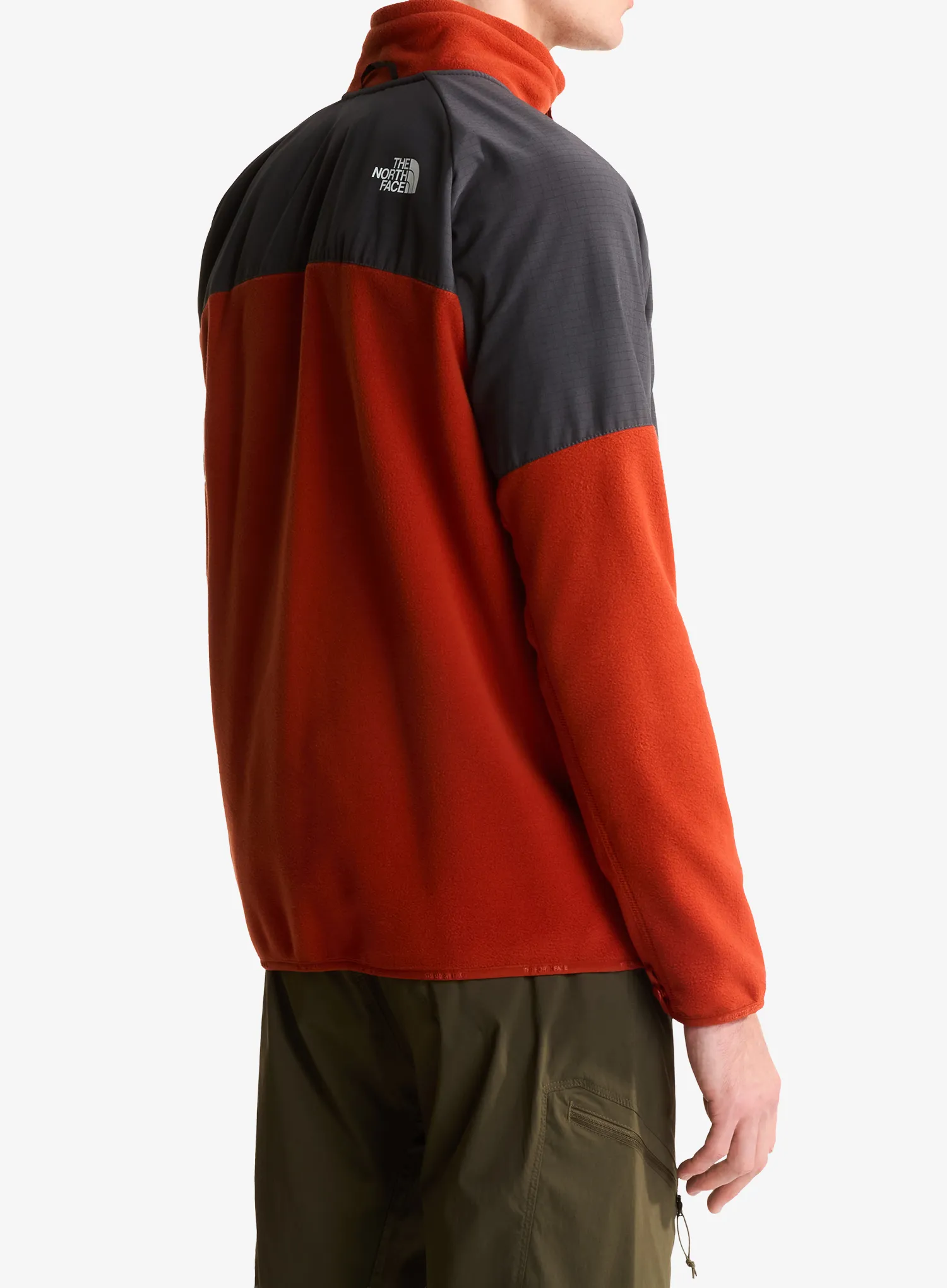 Flisinis džemperis The North Face Glacier Heavyweight Full Zip Jacket - iron clay/asphalt grey