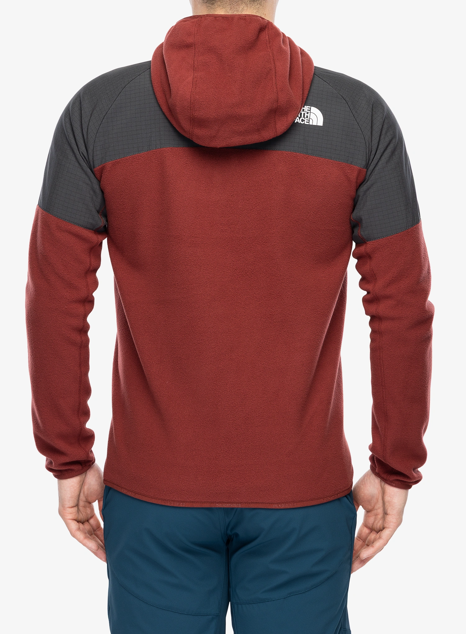 Fliso džemperis The North Face Glacier Heavyweight Full Zip HD - sumac/asphalt grey