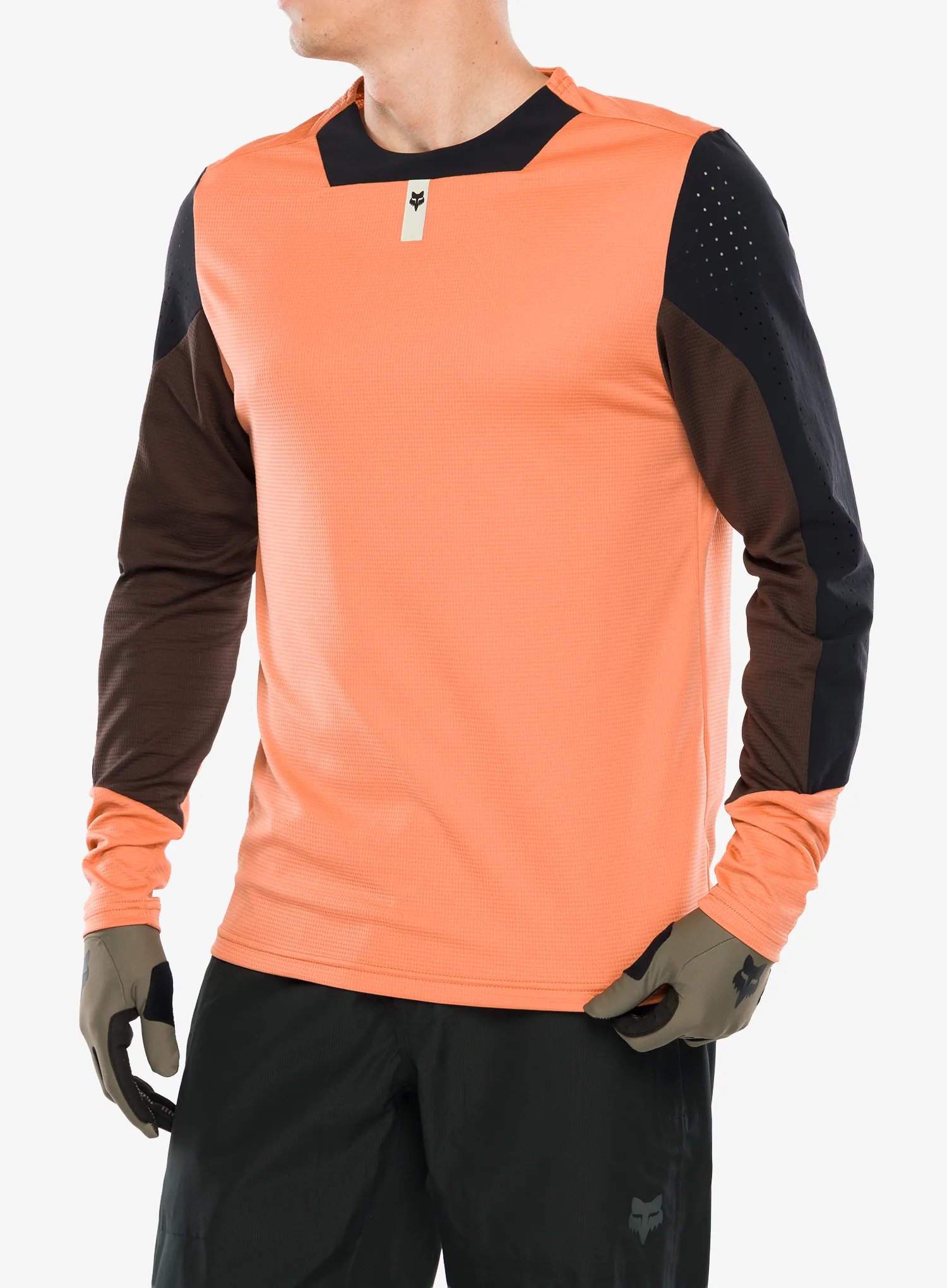 Dviratininko džemperis Fox Defend LS Jersey - coral
