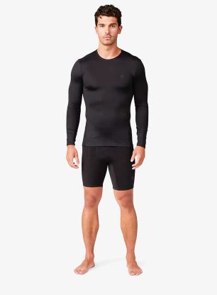 Dviratininko džemperis Fox Tecbase LS Shirt - black
