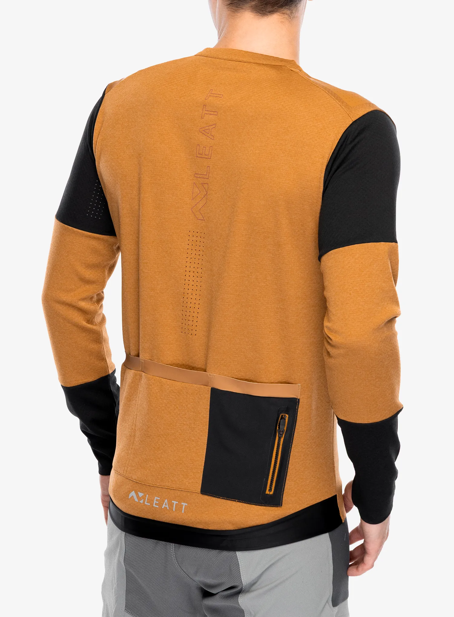 Dviratininko džemperis Leatt Jersey MTB Trail 4.0 - peanut