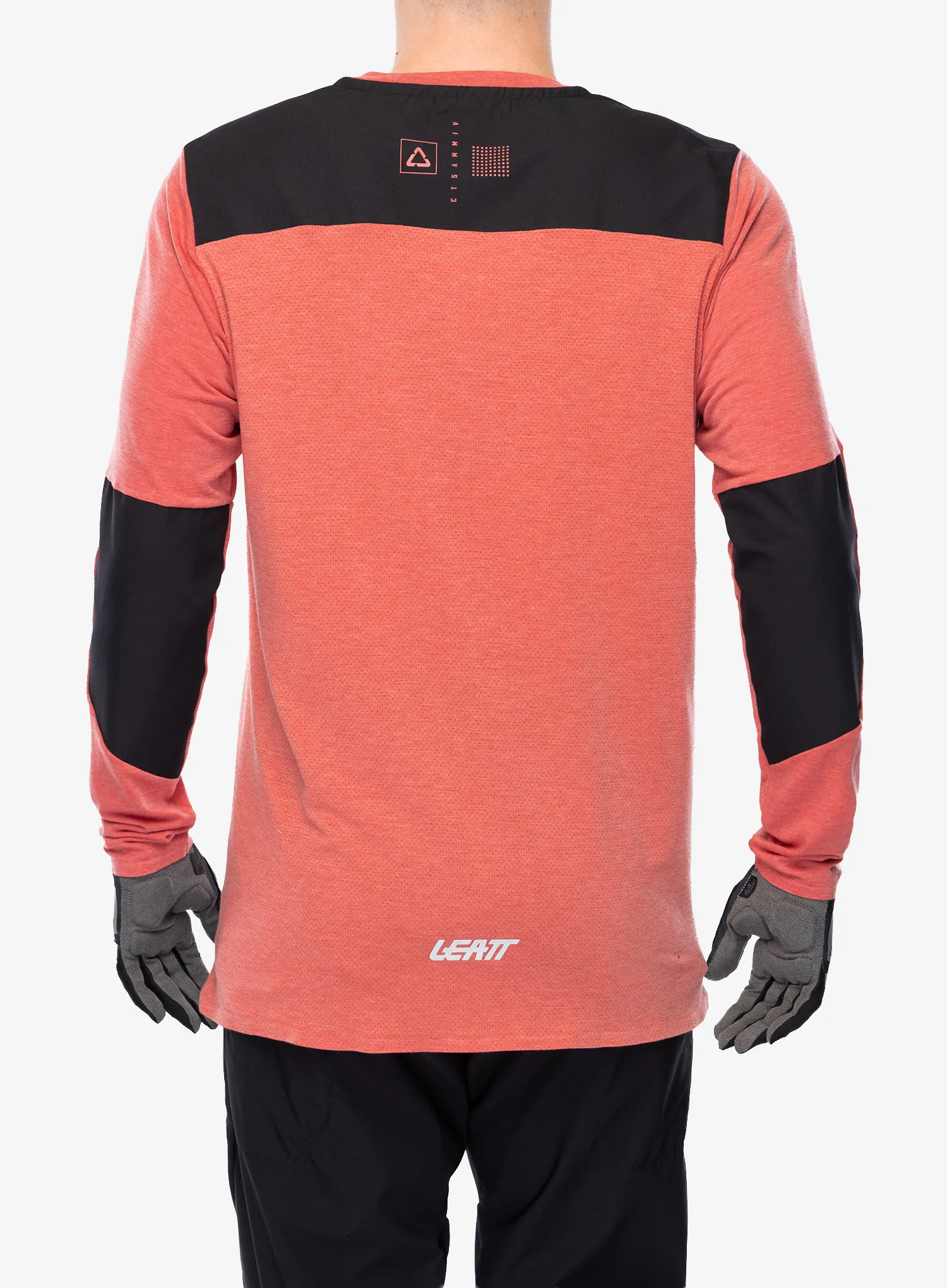 Dviratininko džemperis Leatt MTB Trail 4.0 Long Sleeve - dusty red