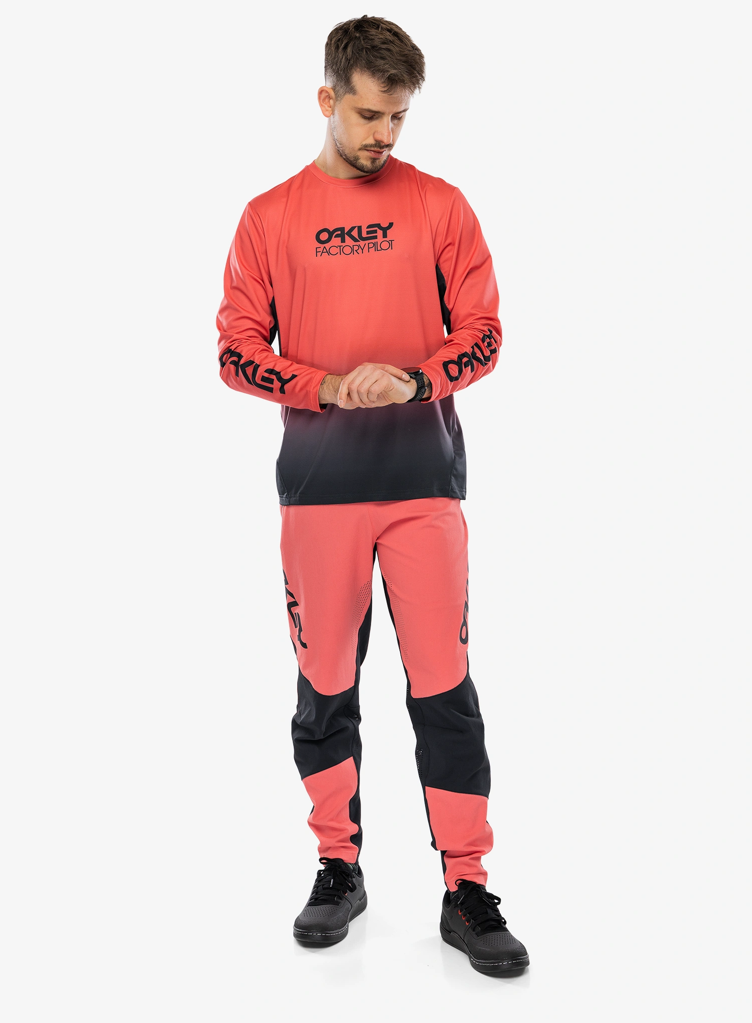 Dviratininko džemperis Oakley Maven Coast LS Jersey 2.0 - gradient paloma/black