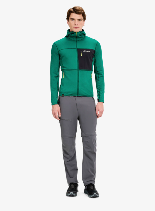 Džemperis su užtrauktuku Berghaus Ridge-Hiker Hoody - meadow green/jet black