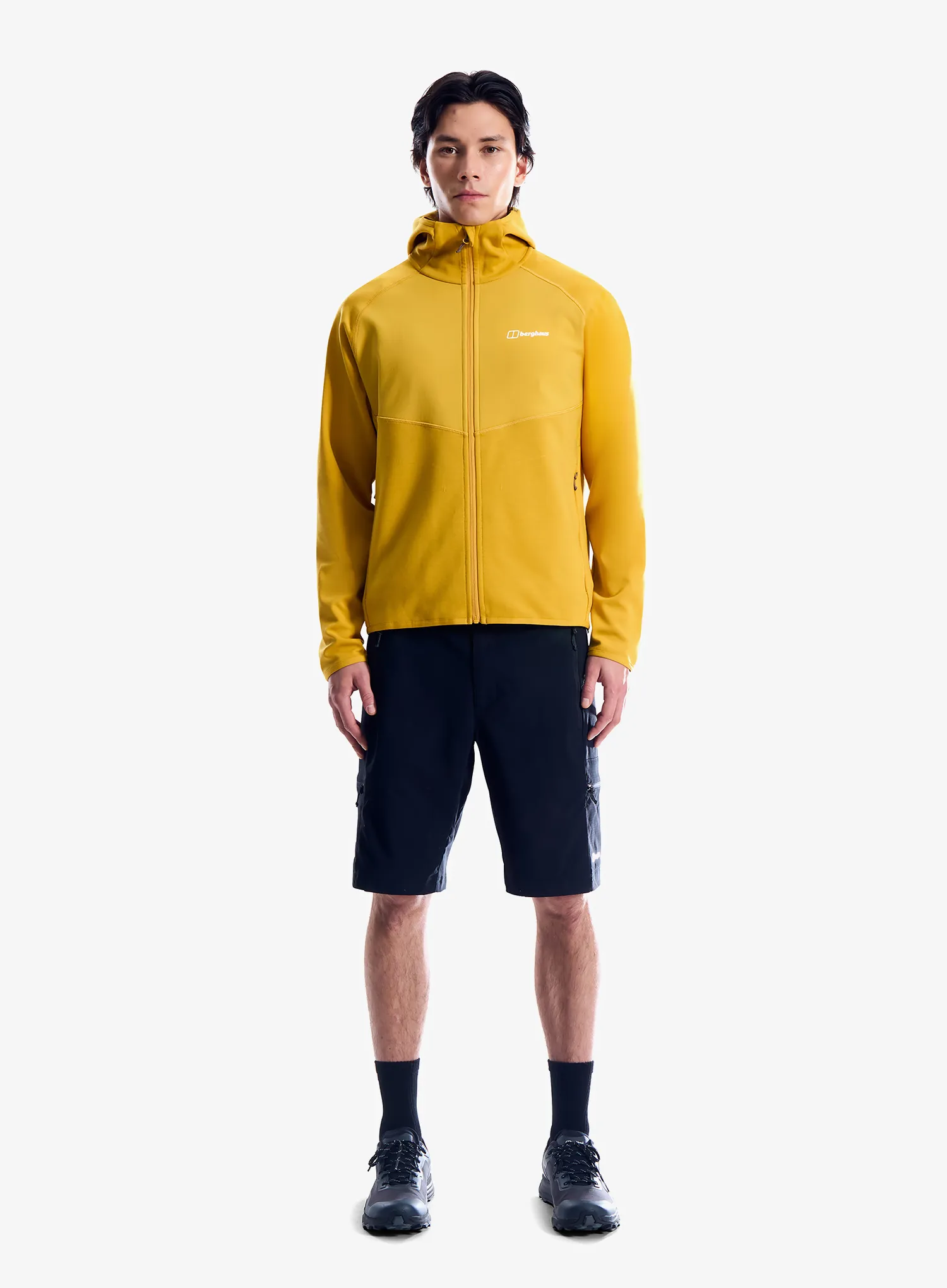 Džemperis su užtrauktuku Berghaus Trawden Jacket - spiced mustard