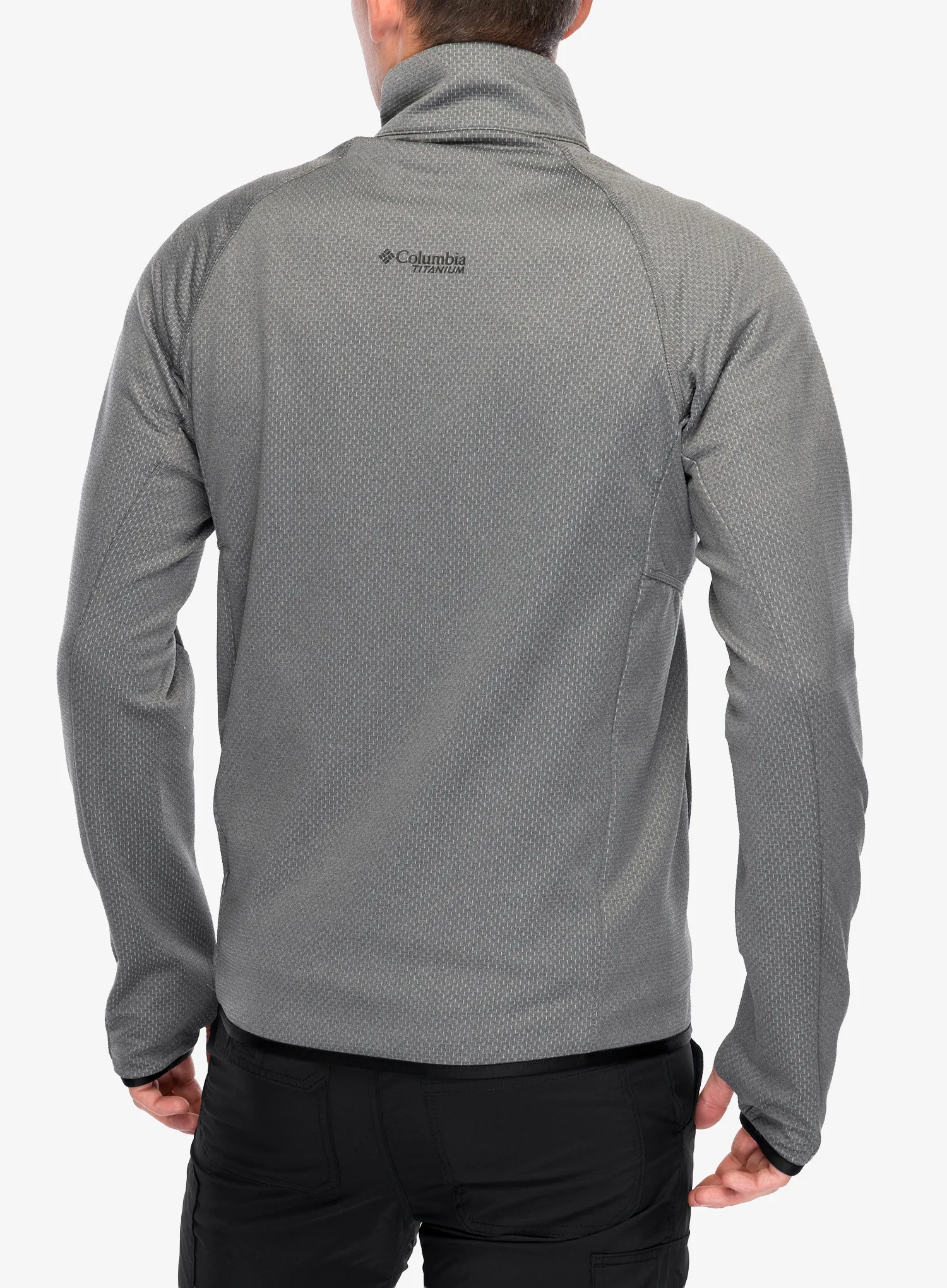 Džemperis su užtrauktuku Columbia Triple Canyon Grid Fleece Full Zip II - city grey