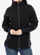 Moteriškas džemperis su užtrauktuku Didriksons Ronja Fullzip - black