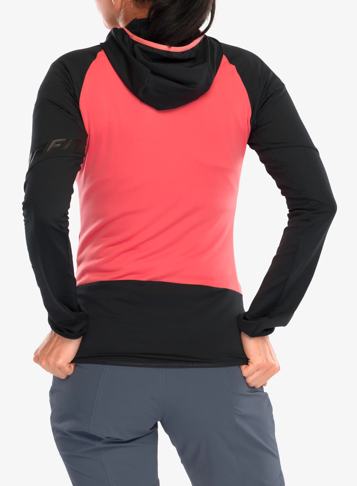 Moteriškas džemperis su užtrauktuku Dynafit Transalper Light PTC Hoody - black out cabana