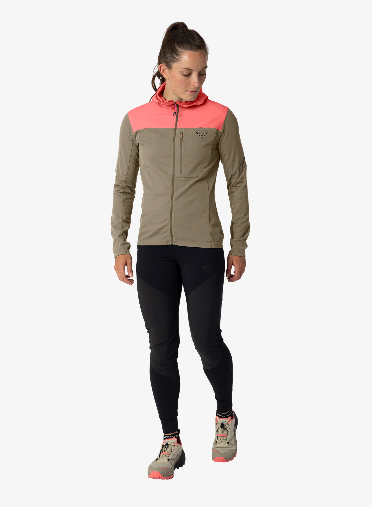 Moteriškas džemperis su užtrauktuku Dynafit Traverse Thermal Hooded Jacket - cabana