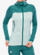 Moteriškas džemperis su užtrauktuku Millet Fusion Grid Hoodie - seaweed/bottle