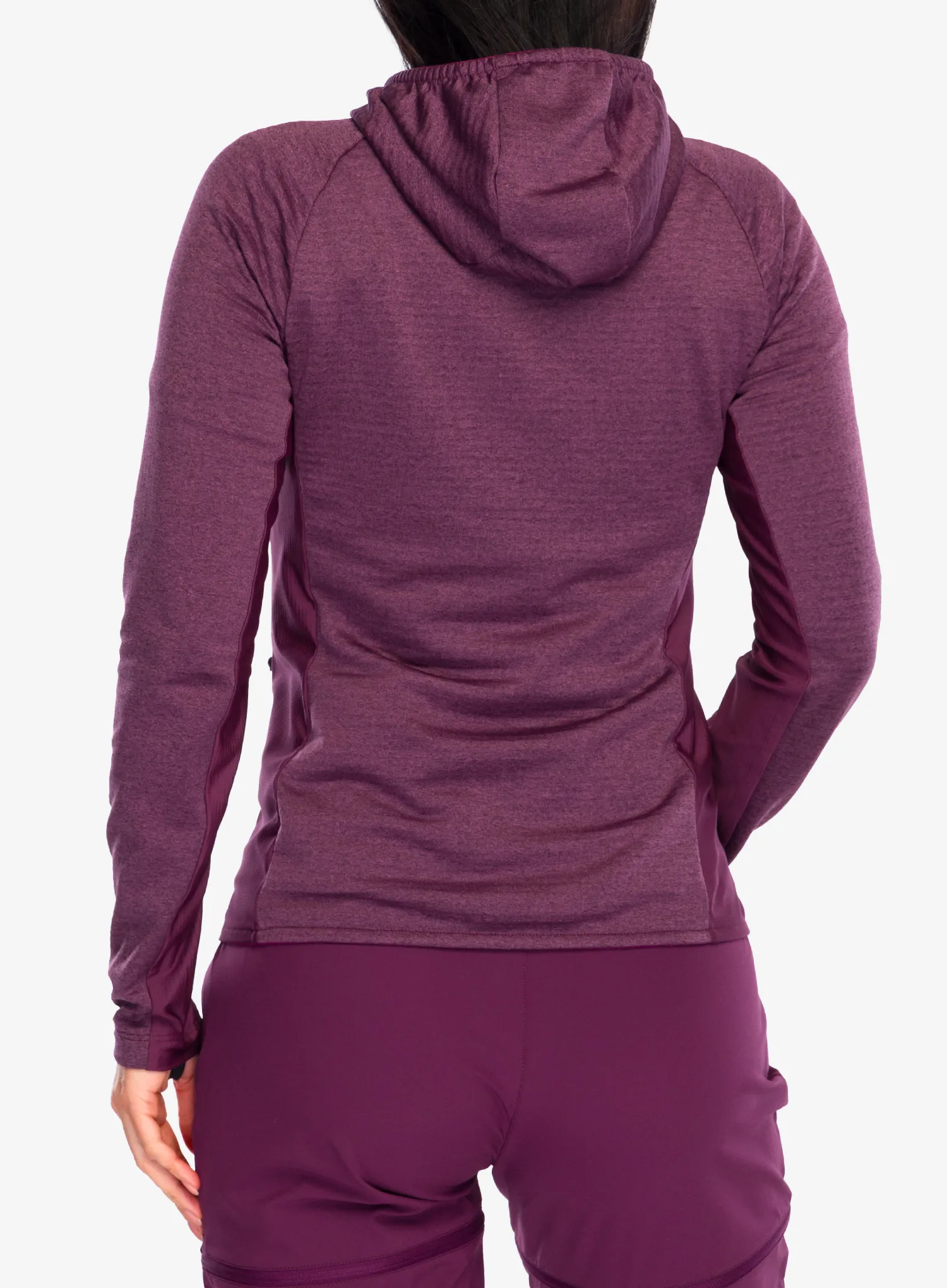 Moteriškas džemperis su užtrauktuku Montura Dolomiti Hooded Maglia - wine red