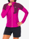 Moteriškas džemperis su užtrauktuku Montura Spitze Hooded Maglia - baton rouge/wine red