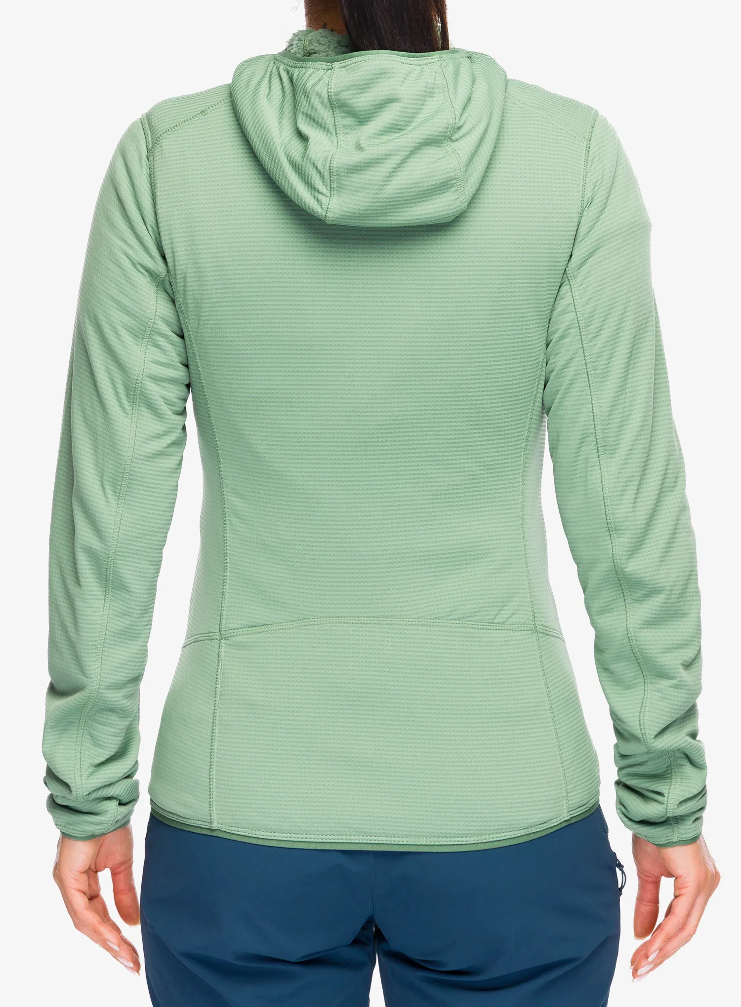 Moteriškas džemperis su užtrauktuku Rab Evolute Hoody - dark fig green