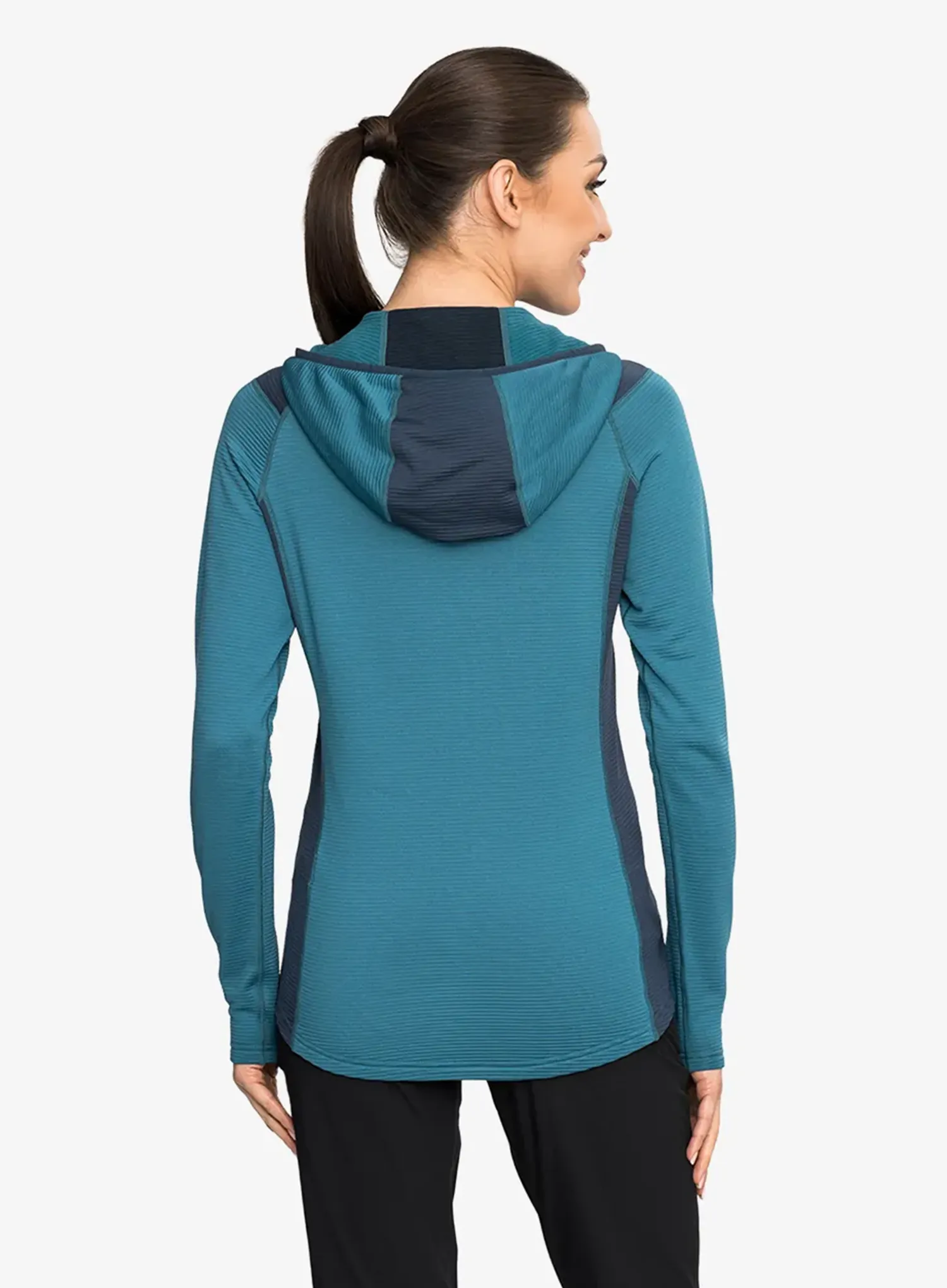Moteriškas džemperis su užtrauktuku Viking Birger Hoodie - blue/navy