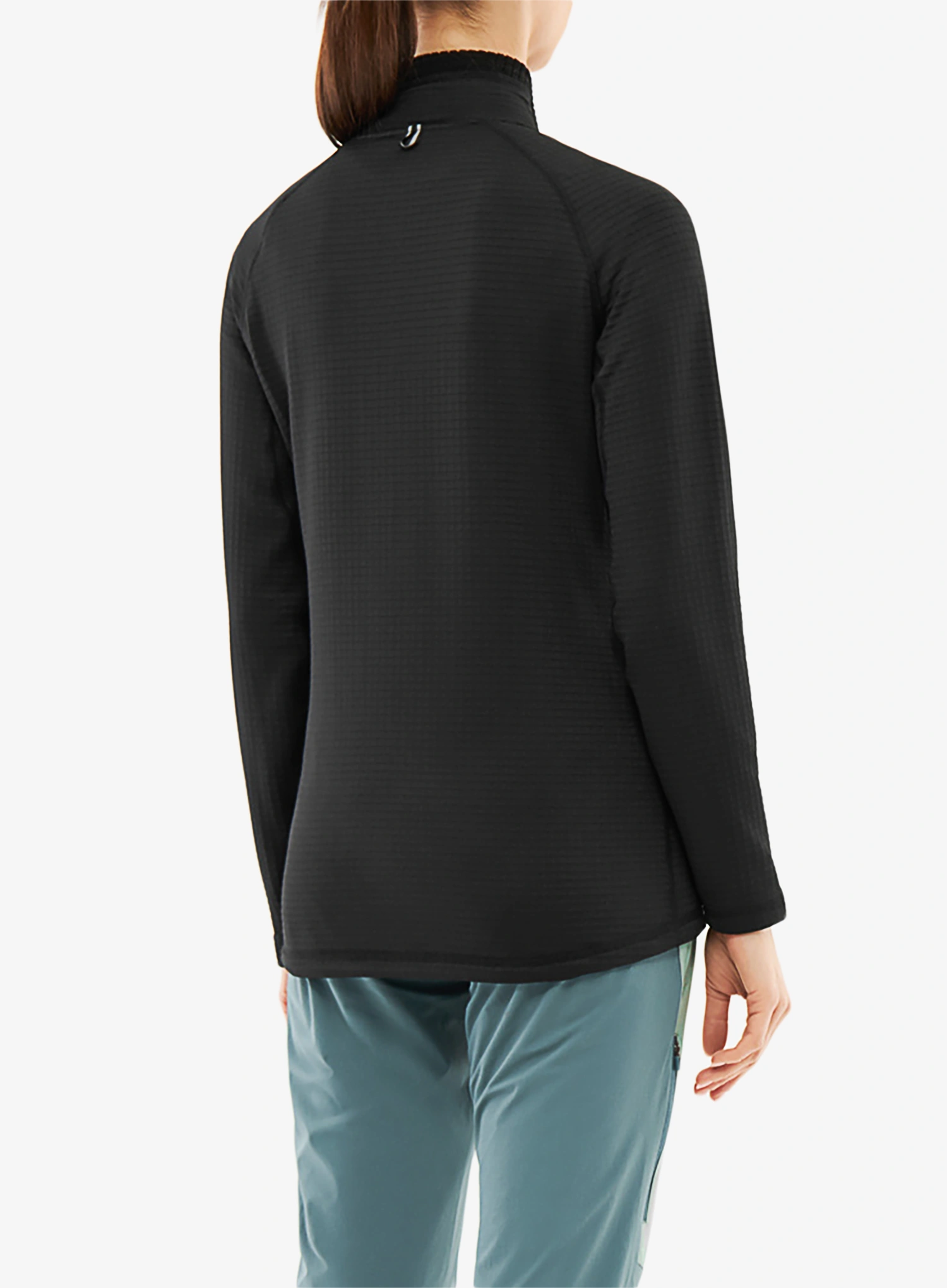 Moteriškas džemperis su užtrauktuku Viking Midlayer Admont Full Zip - black